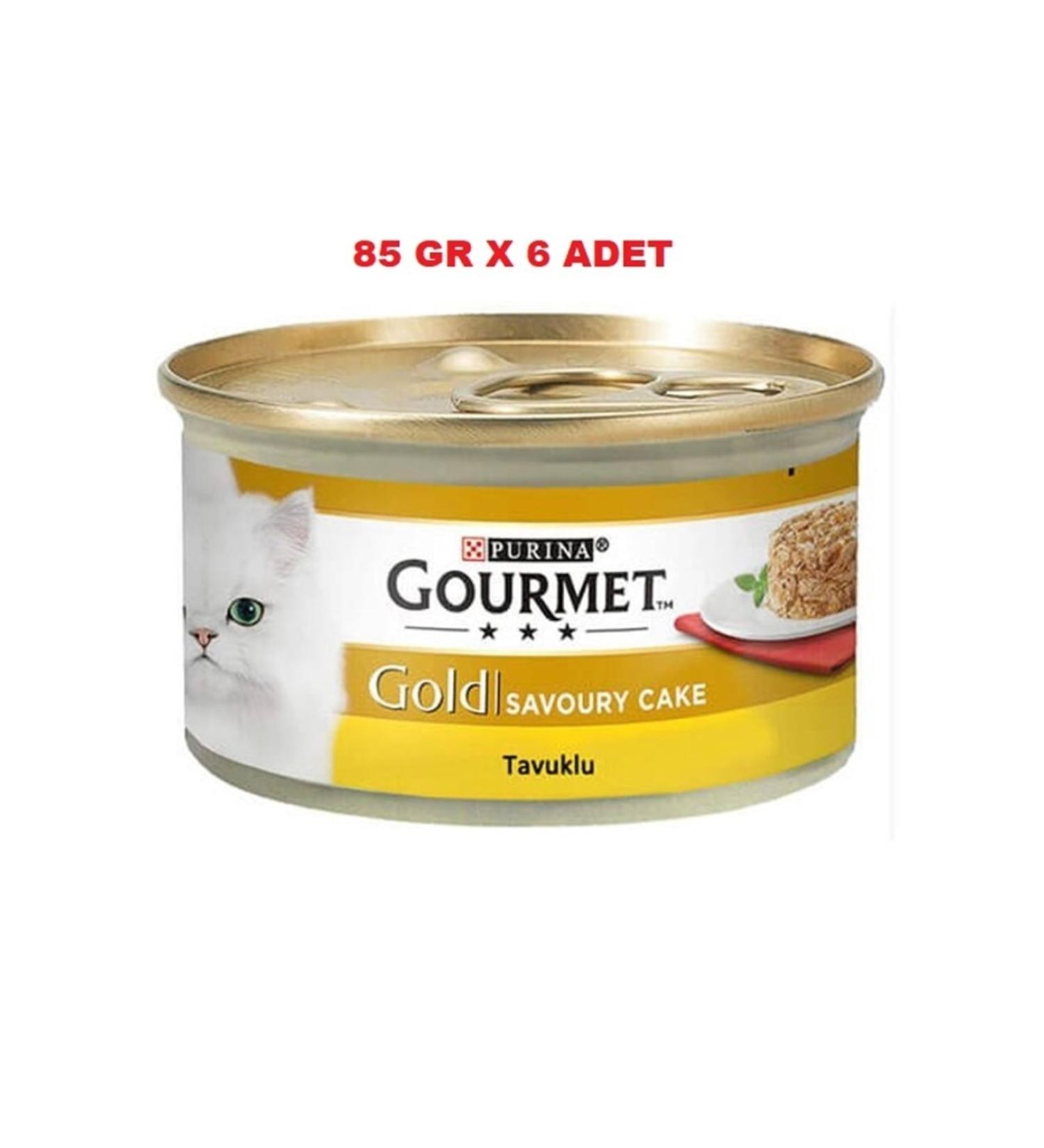 Purina Gourmet Savoury Cake Chicken 85 Gr X 6