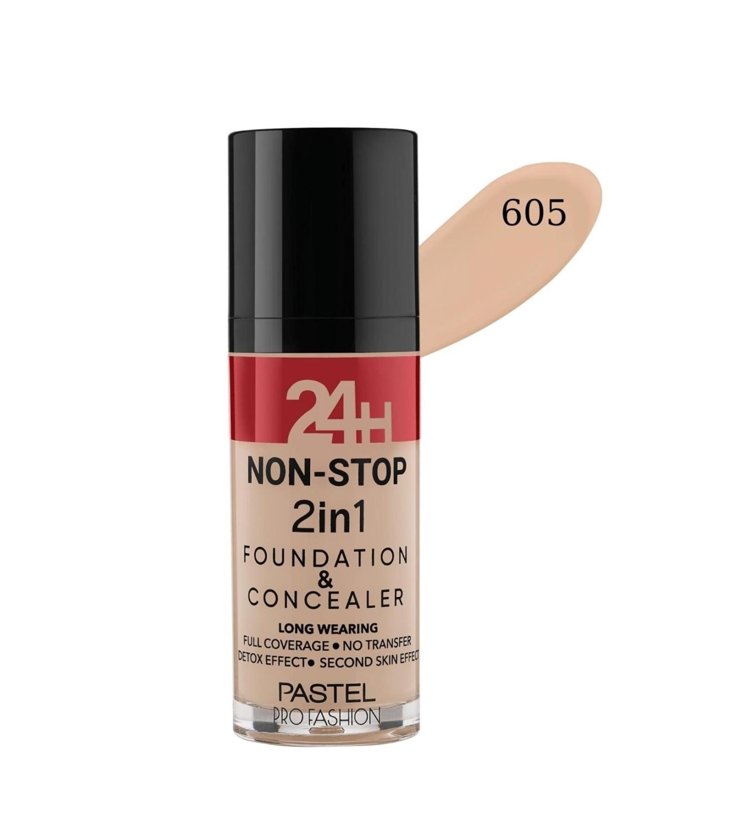 Pastel Creamy Structure 24h Non-Stop Foundation No:605