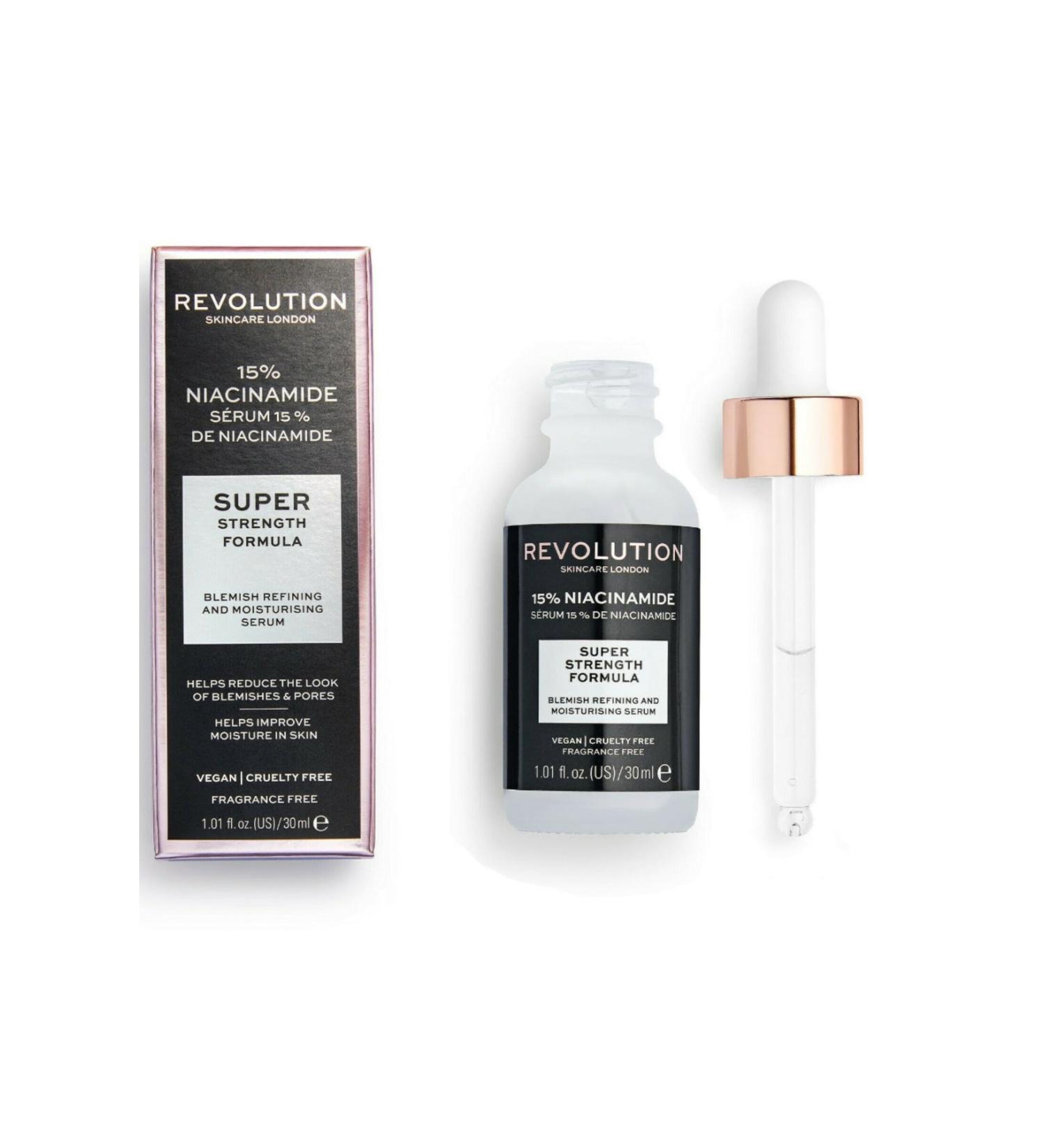 Revolution Skincare Extra Niacinamide Anti-Wrinkle and Anti-Blemish Skin Super Serum 30ml - Buy Online on GoSupps.com