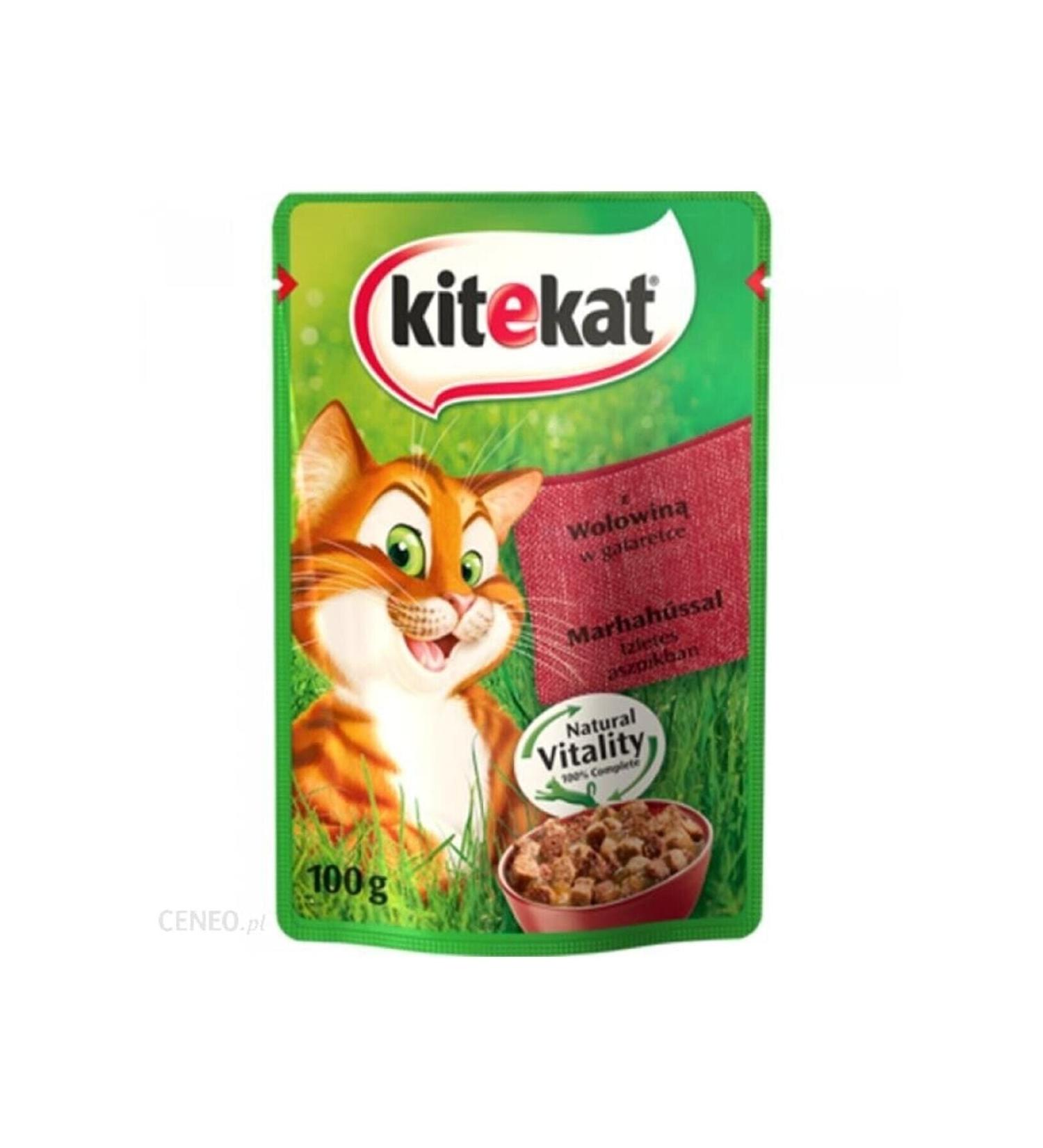 Kitekat Salmon Cat Wet Food 100 Gr X 5 Pieces