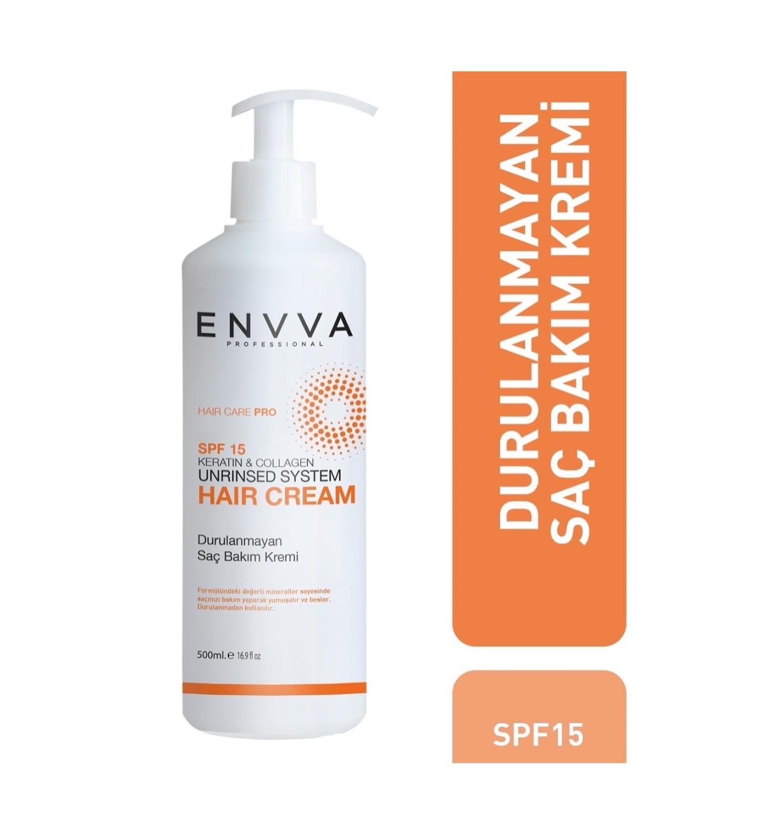 ENVVA Keratin&collagen Spf-15 Cremask Hair Care Cream 500ml