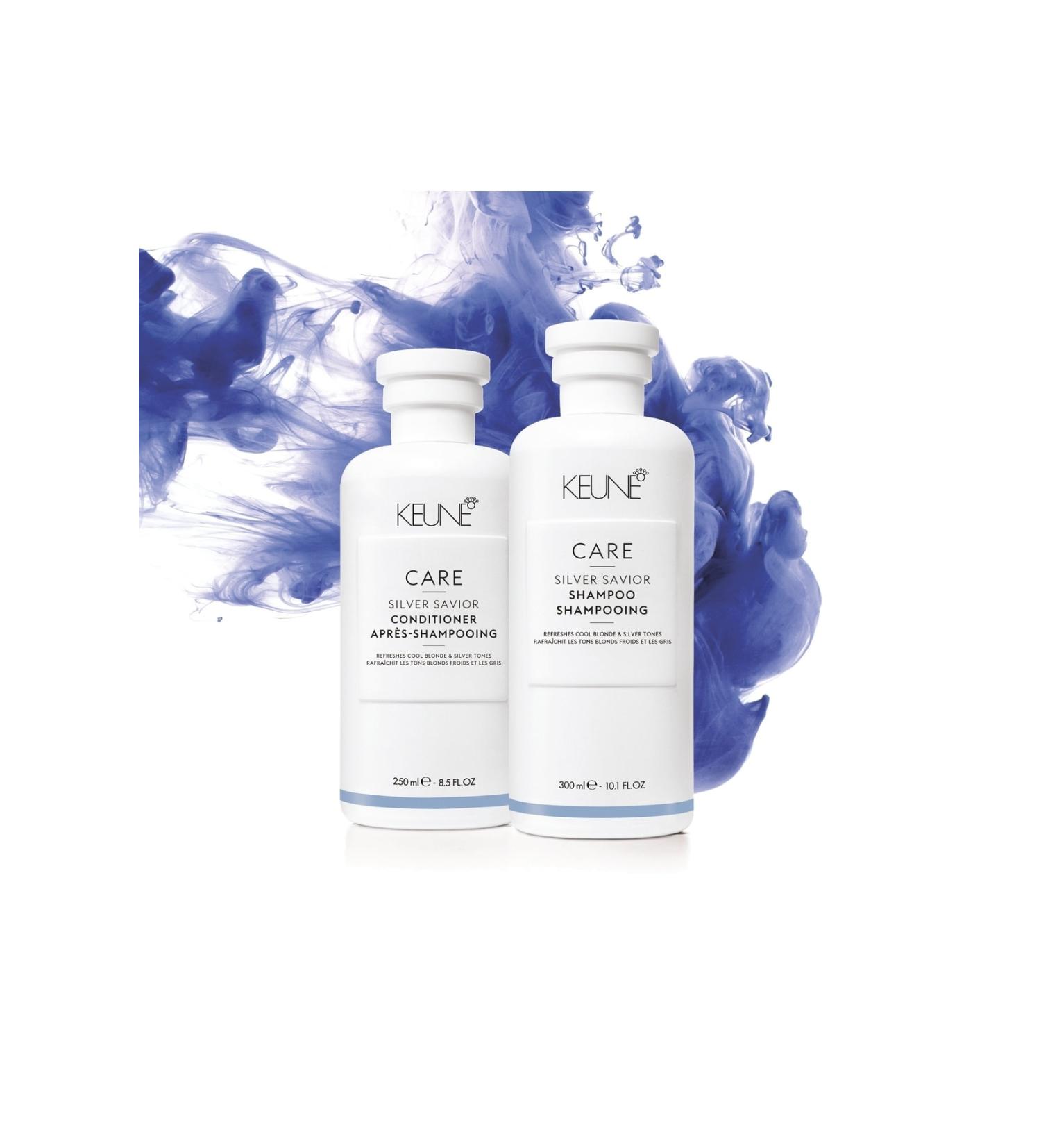 Keune Silver Savior Shampoo 300ml & Silver Savior Conditioner 250ml Set of 2