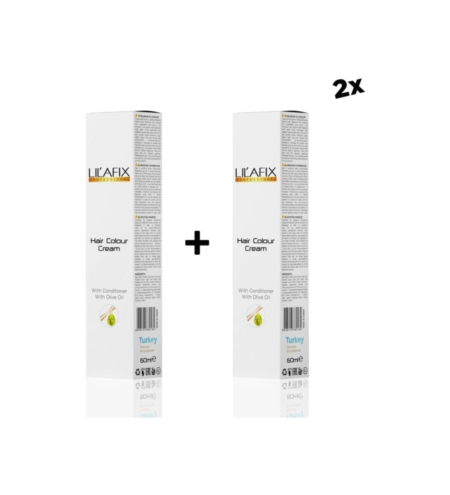 Lilafix 7.43 Intense Bright Copper 2-Pack Cream Tube Paint - 60 ml