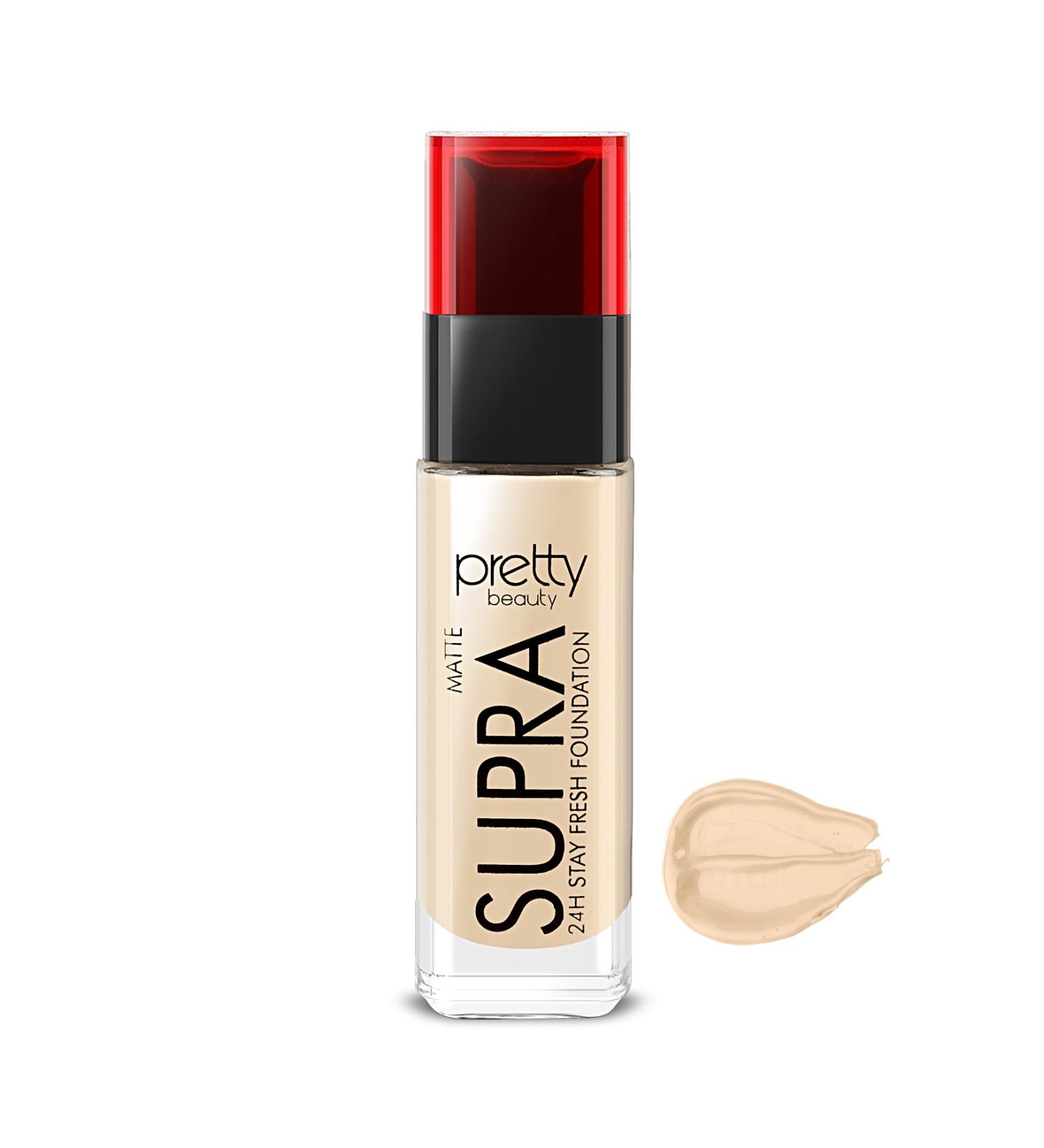 Pretty Beauty 24 Hour Lasting Matte Supra Foundation