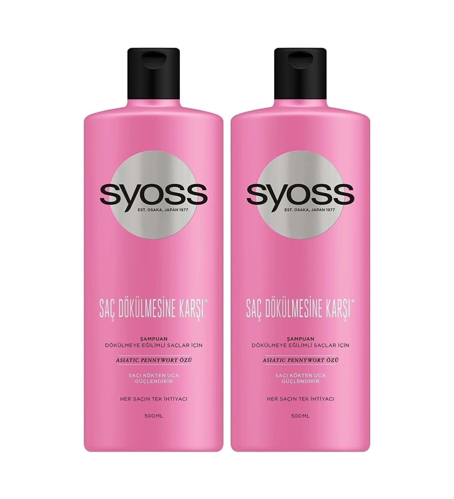 Syoss Anti Hair Loss Shampoo 500 Ml 2-Pack Armeni 5645665