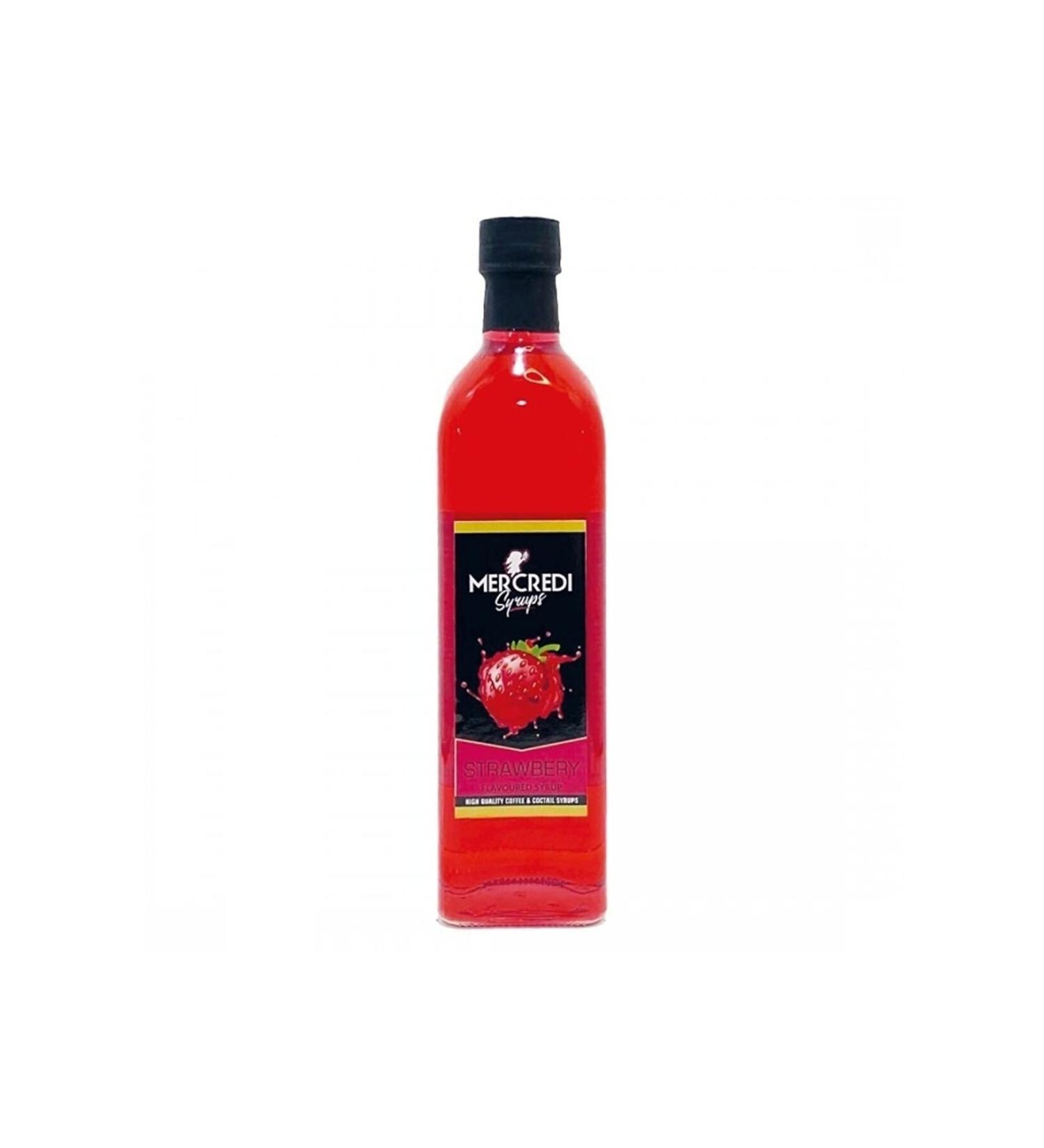 MERCREDI Strawberry Coffee and Cocktail Syrup 750 Ml