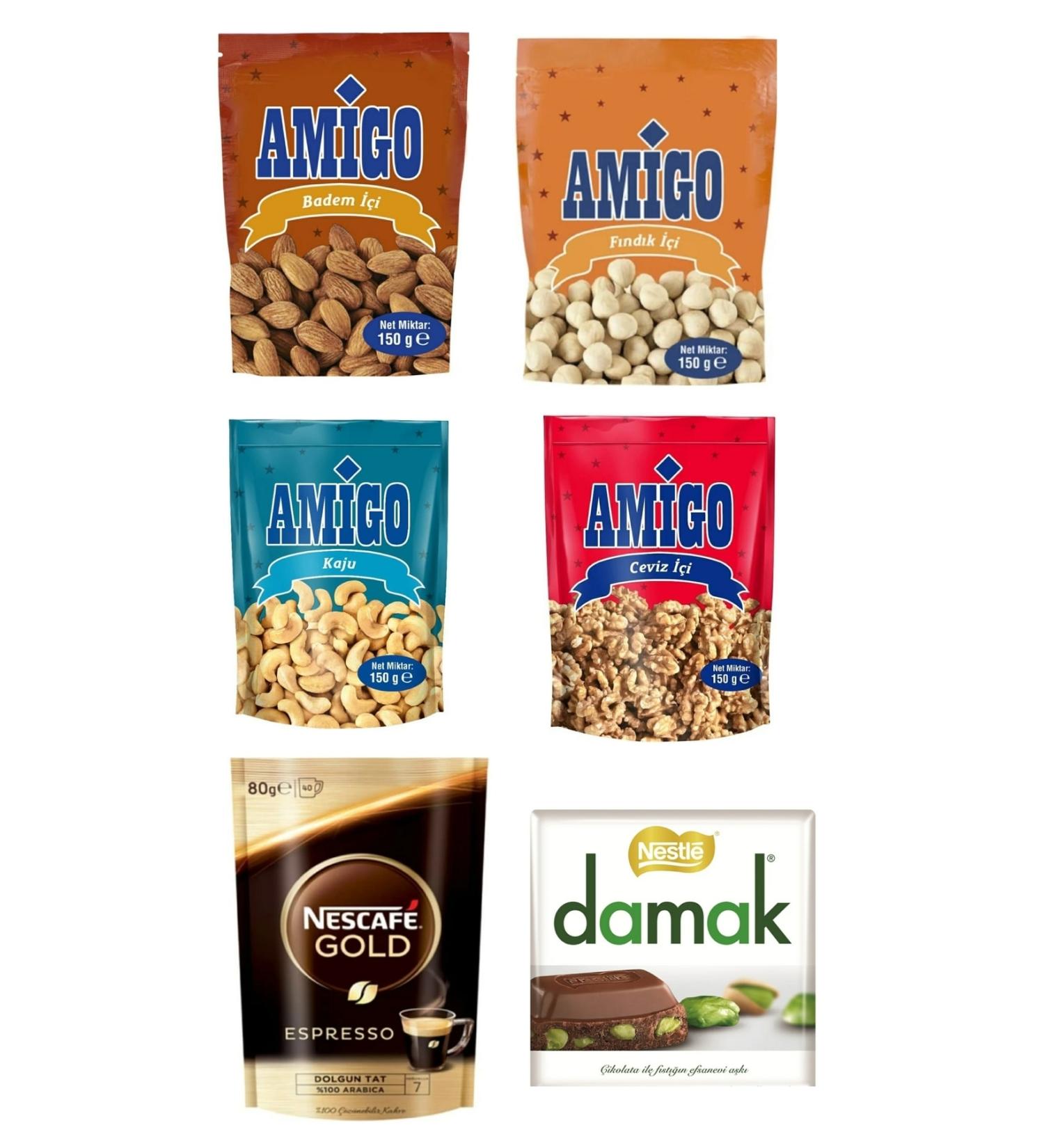 Amigo Nescafe Gold+ Set+ Nestle Damak 6-Piece Set