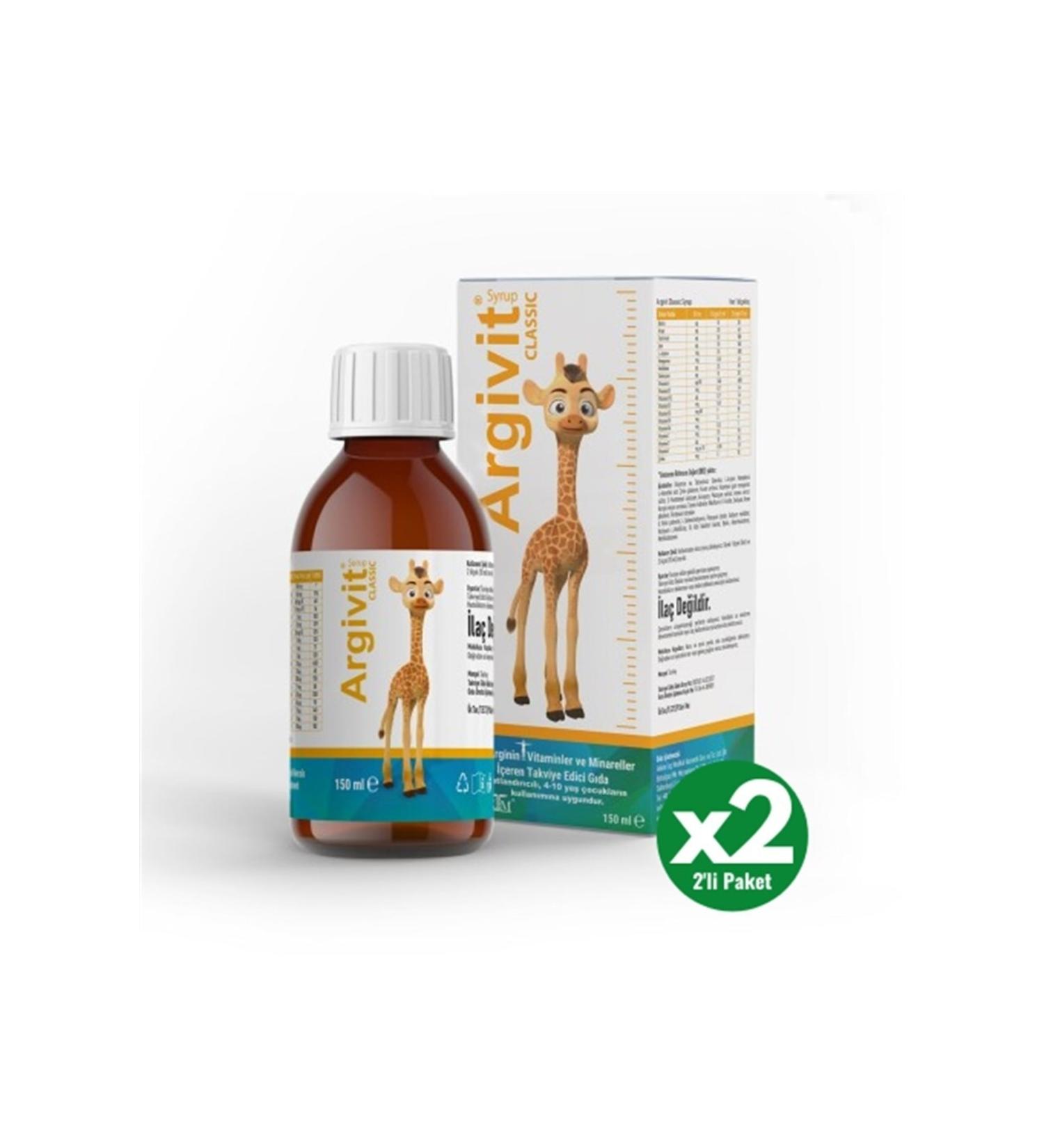Argivit Classic Multivitamin Syrup 2 Pack - Buy Online on GoSupps.com