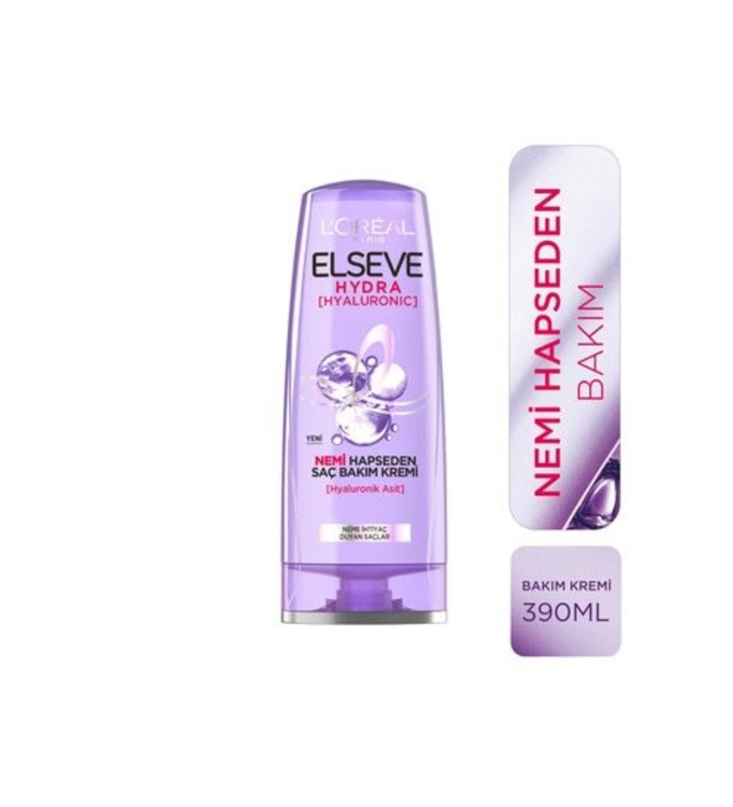 Elseve L'or al Paris Hydra hyaluronic Moisture Locking Hair Care Cream 390 Ml - Buy Online on GoSupps.com