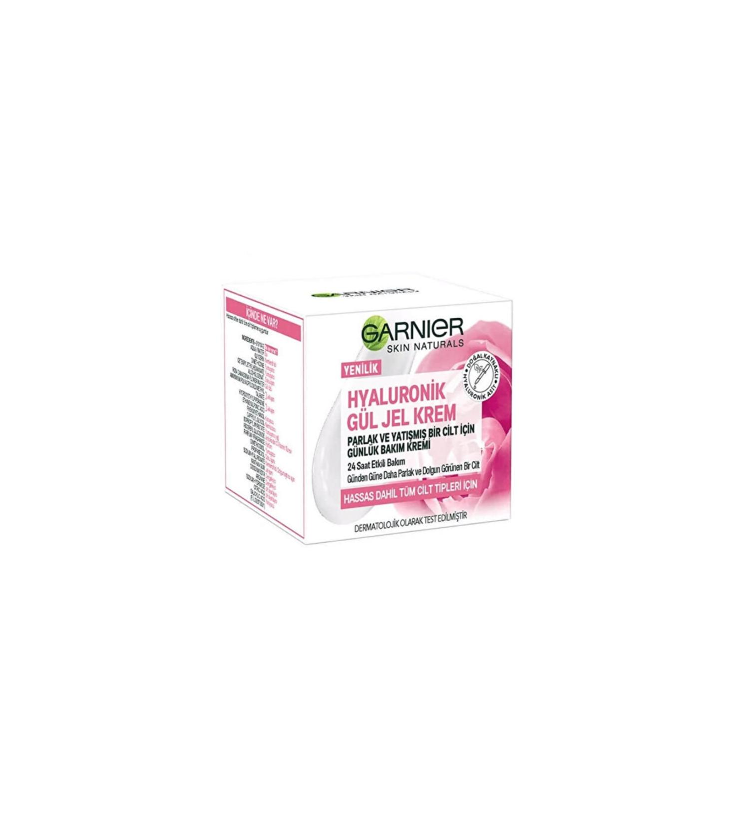Garnier Skin Naturals Hyaluronic Rose Gel Face Care Cream 50 ml - Buy Online on GoSupps.com