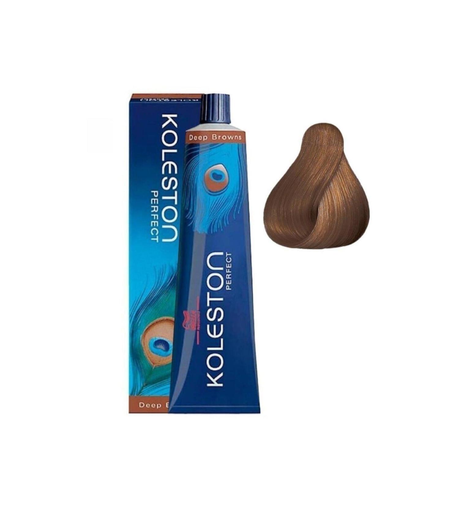 Wella Koleston Perfect 7.7 Medium Brown Auburn Hair Dye 60''ml.