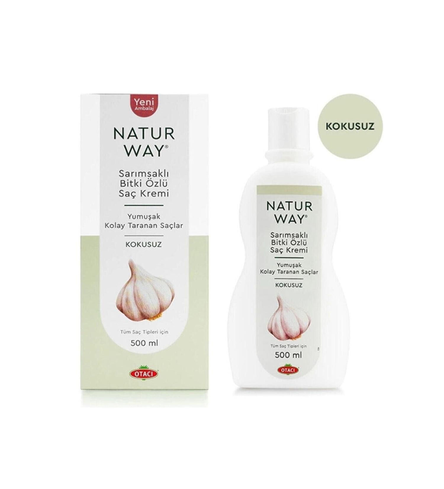 Otac Naturway Garlic Unscented Hair Conditioner 500 Ml 6556