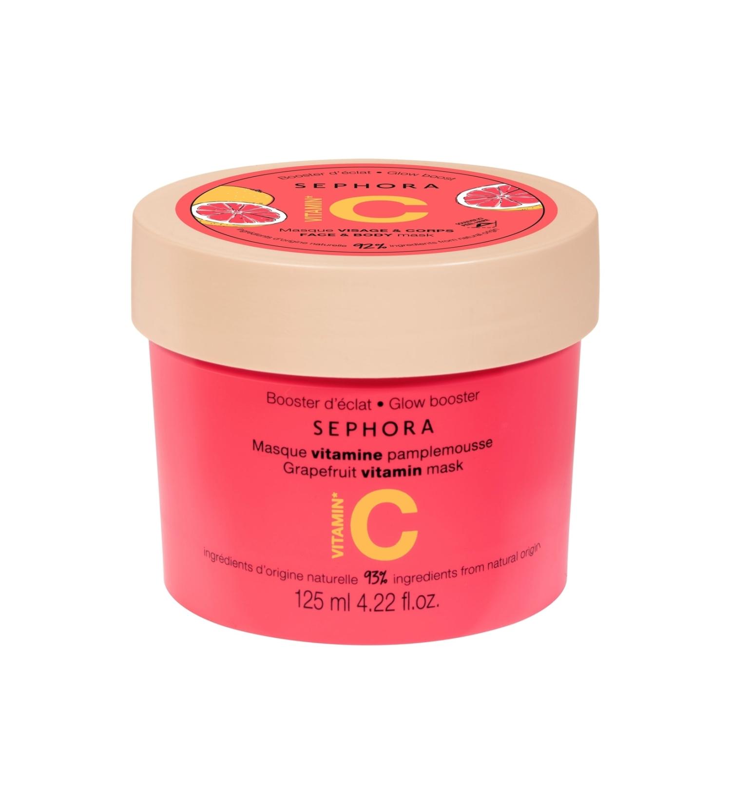 Sephora Vitamin Face and Body Mask (grapefruit/grapefruit 125 ml) - Buy Online on GoSupps.com