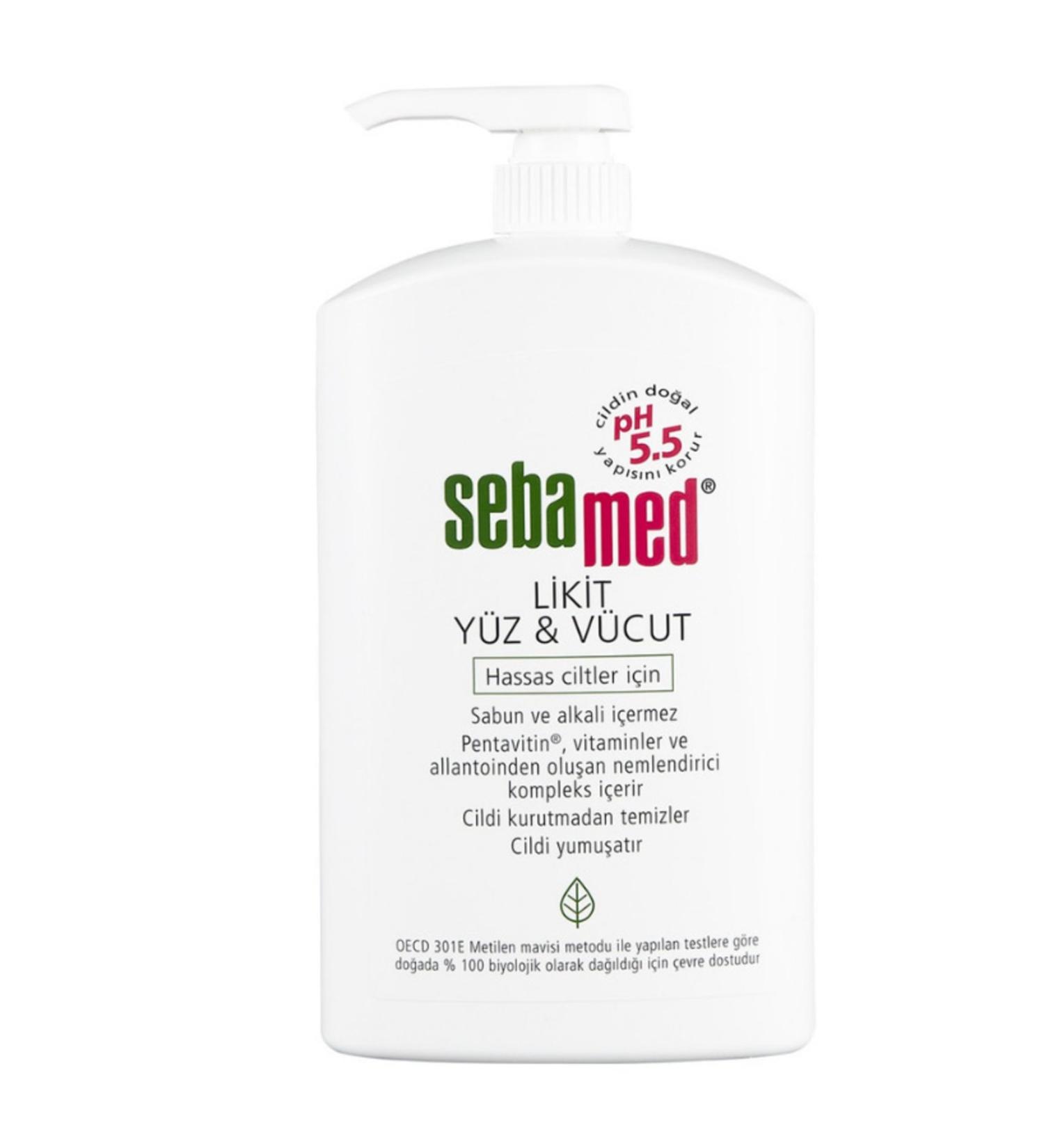Sebamed Liquid Face and Body Cleansing Gel 1000 Ml