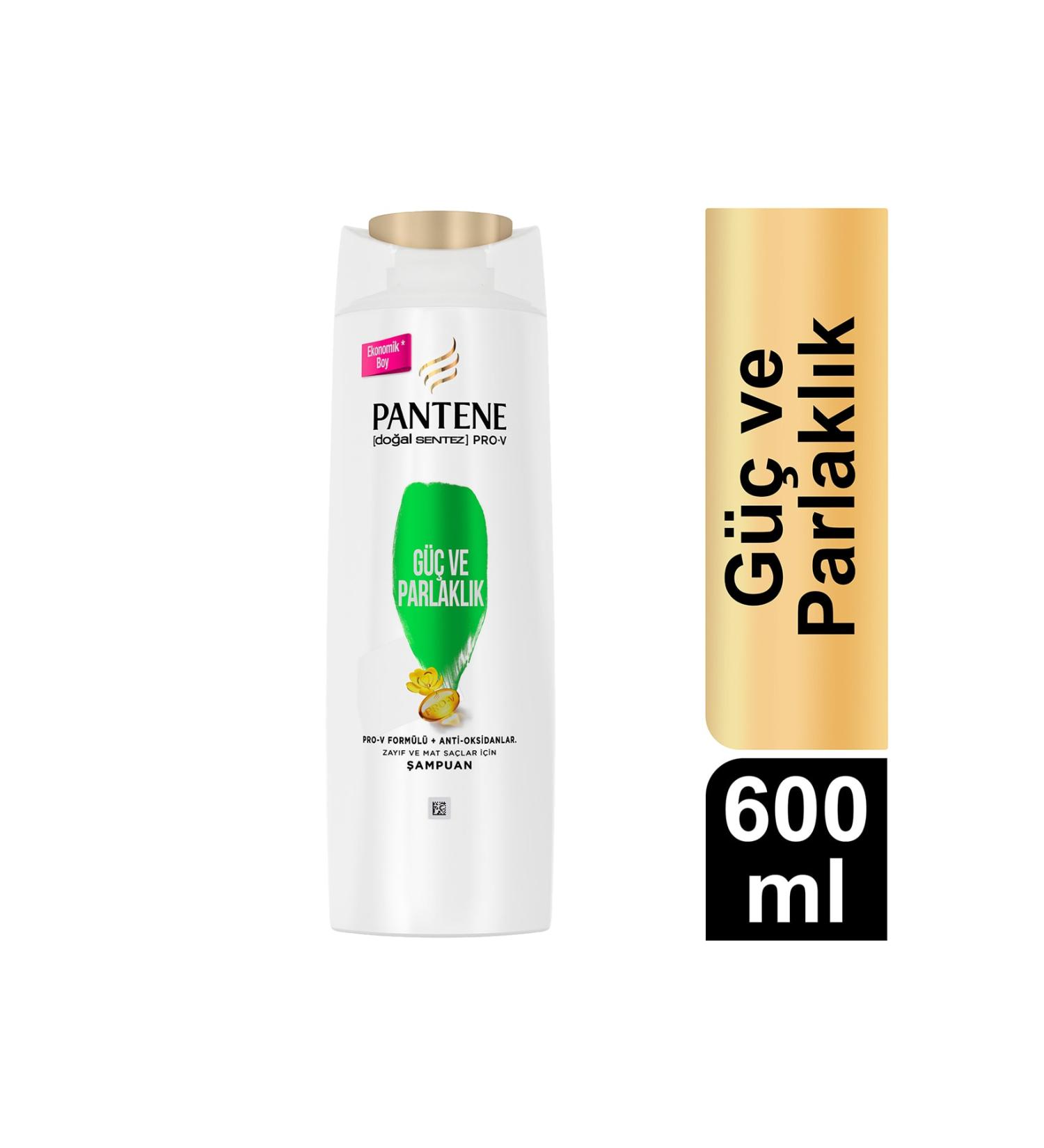 Pantene Natural Synthesis Power and Shine Shampoo 600 ml - Buy Online on GoSupps.com