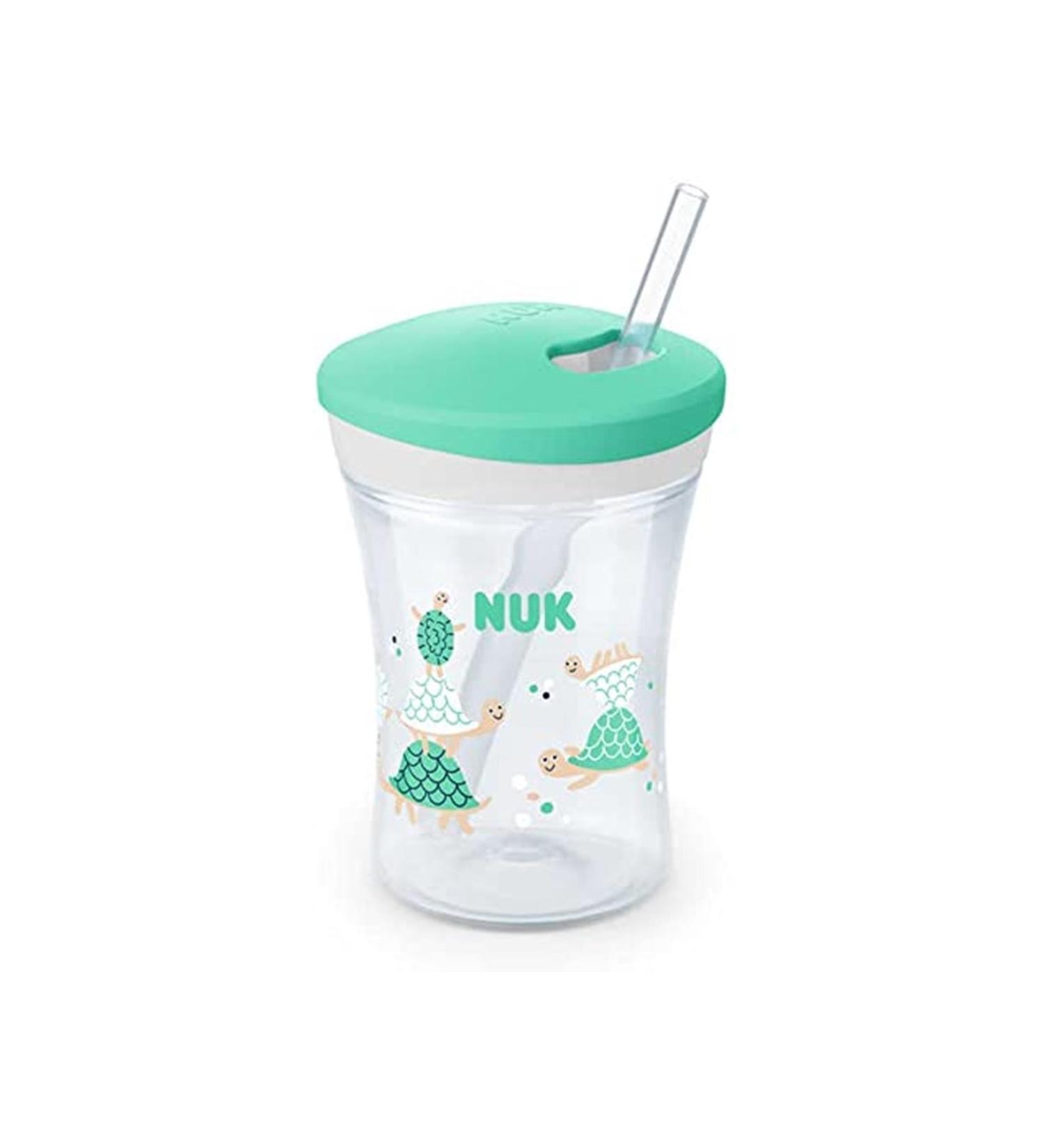 Nuk New Action Cup Evo Non-Stick Cup Water Bottle 230ml Green