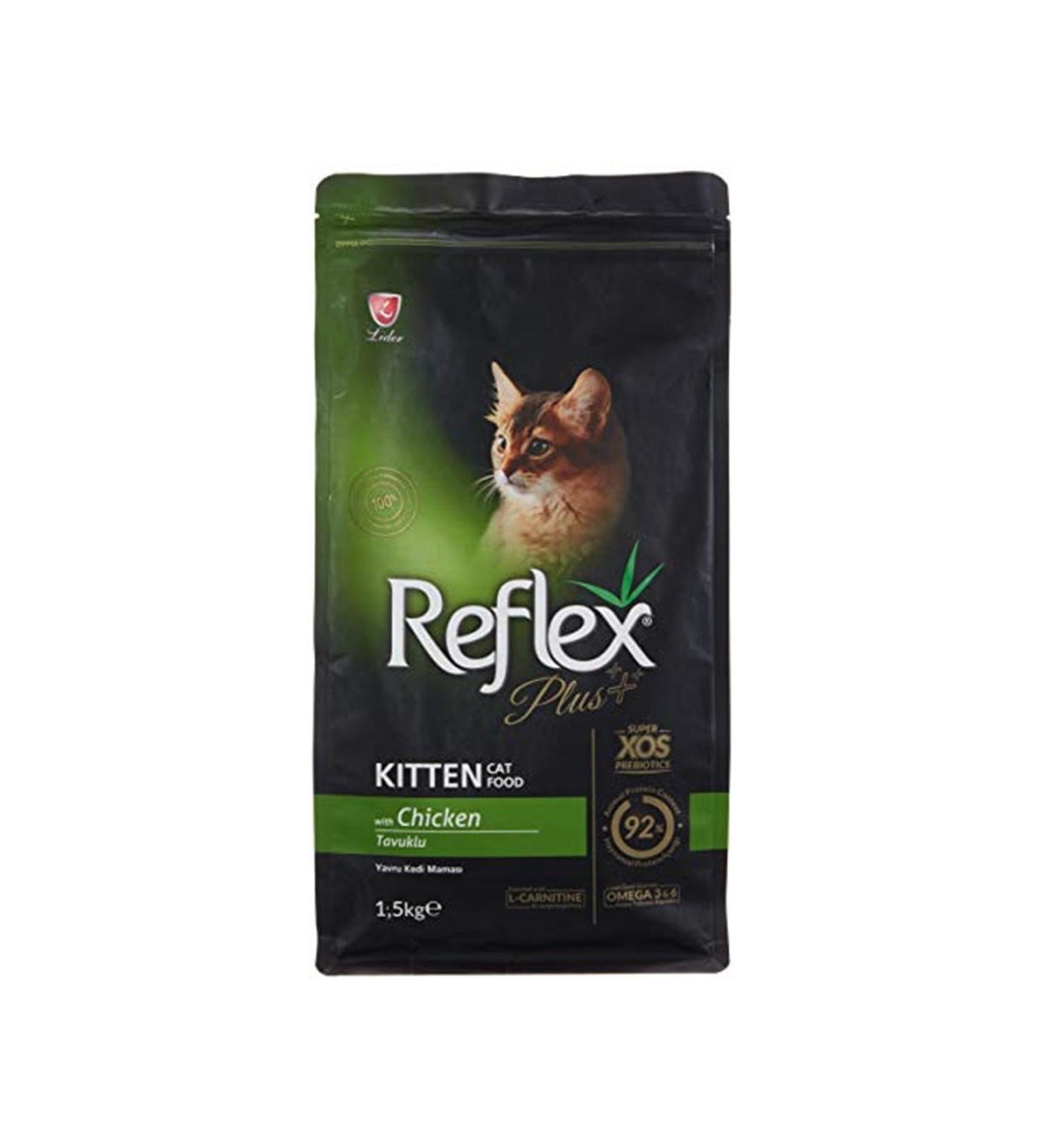 Reflex Plus Chicken Meat Kitten Cat Food 1.5 kg - Buy Online on GoSupps.com