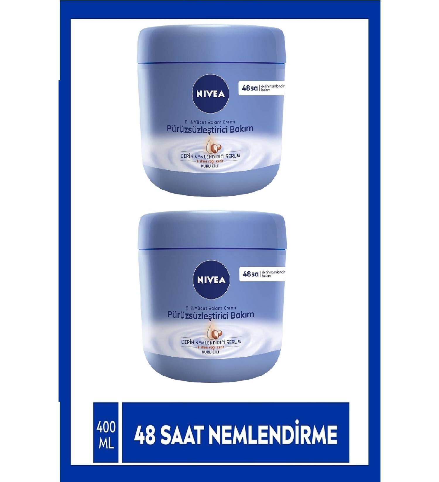 NIVEA Hand and Body Smoothing Care Cream 400 Ml X 2 Pieces - Buy Online on GoSupps.com