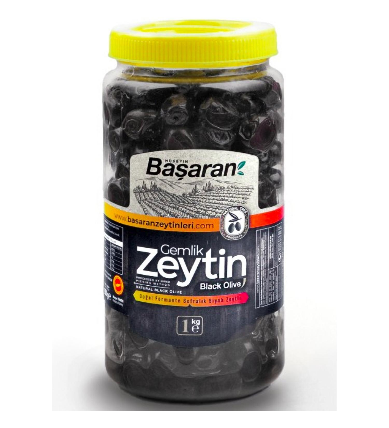 Super Large Black Oily Gemlik Olives 1 Kg