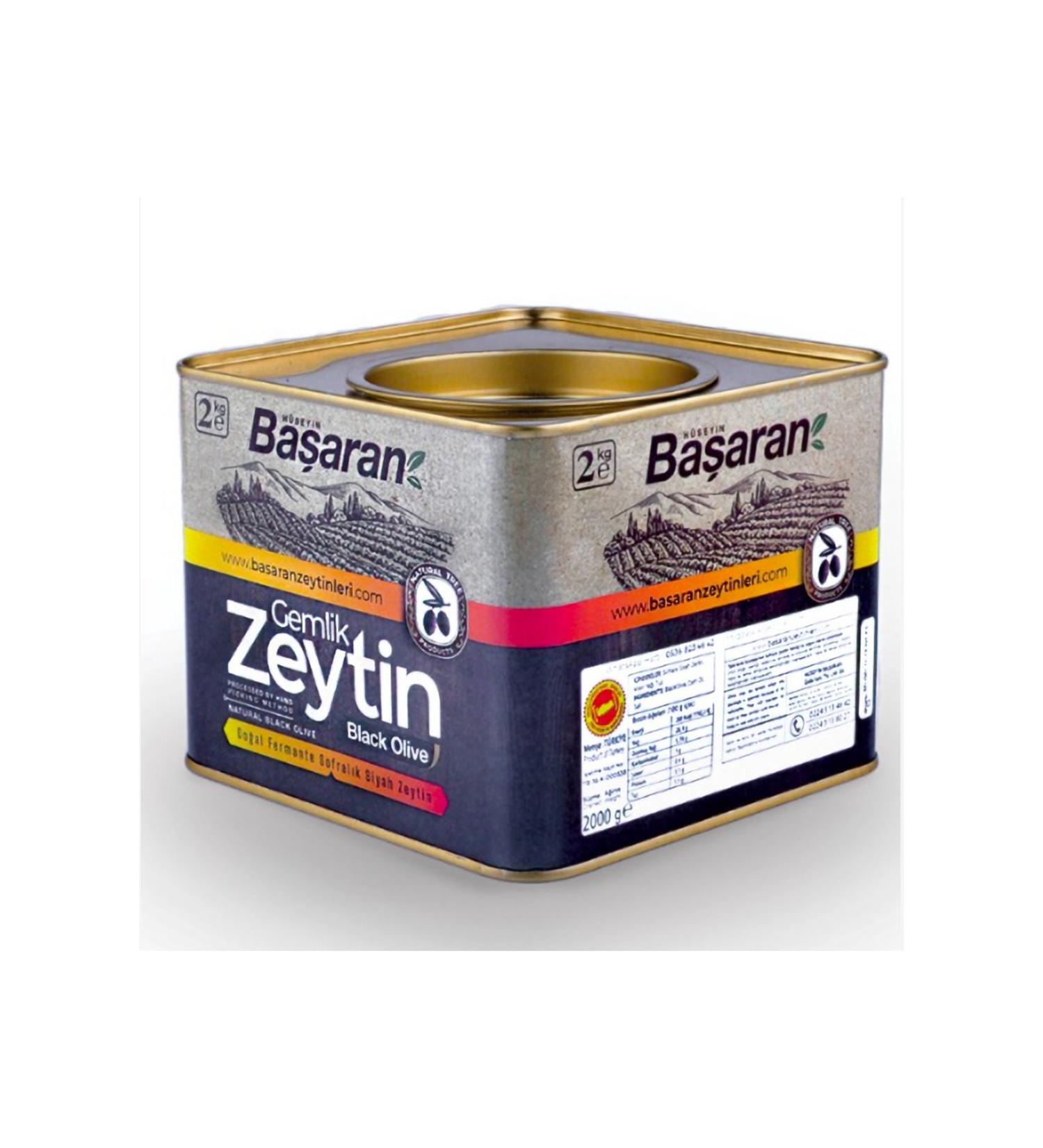 Ba aran Olives Super Large Gemlik Oily Black Olives 2 Kg