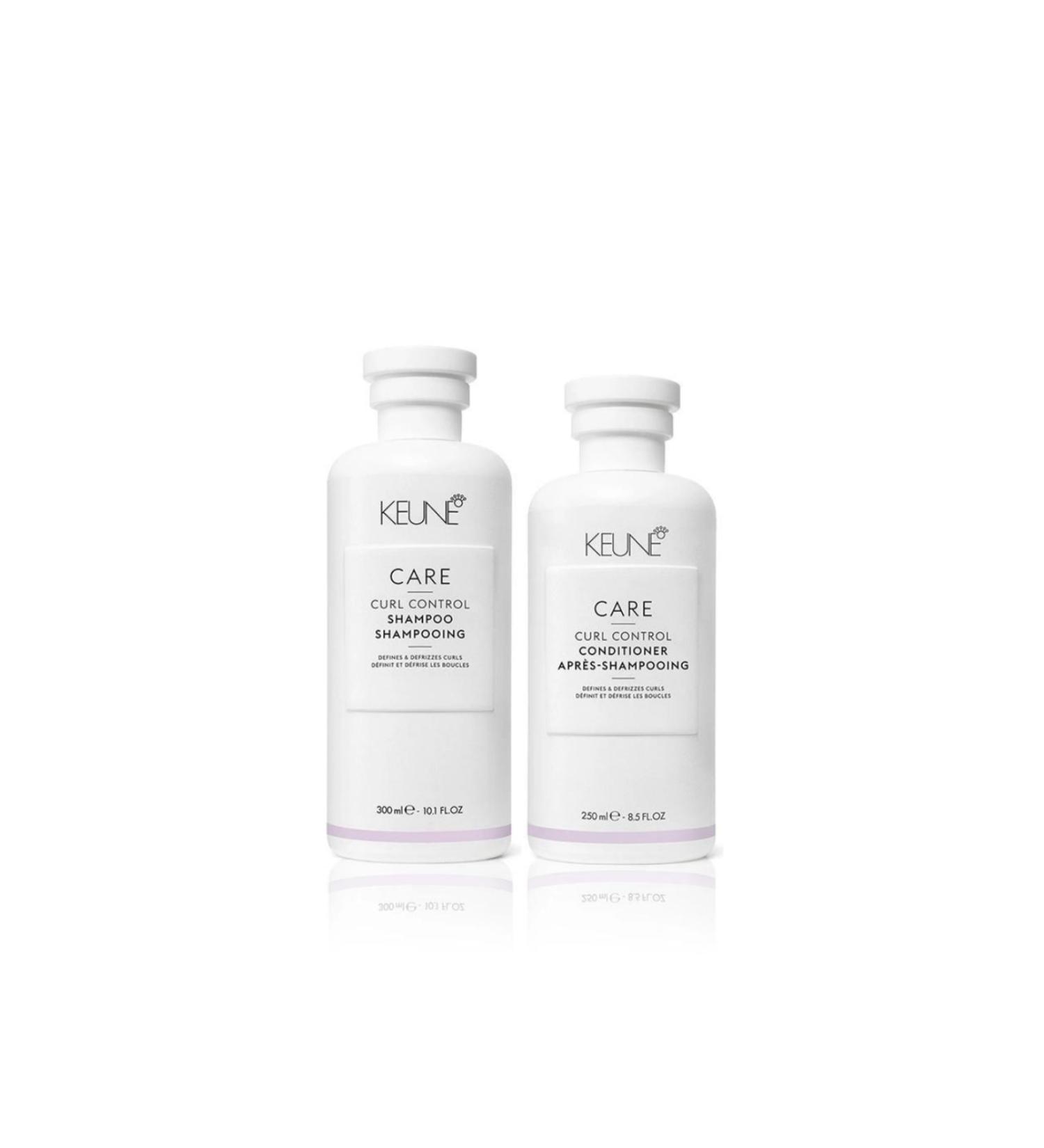 Keune Curl Control Shampoo 300ml & Curl Control Conditioner 250ml Special for Wavy Hair (Set of 2)