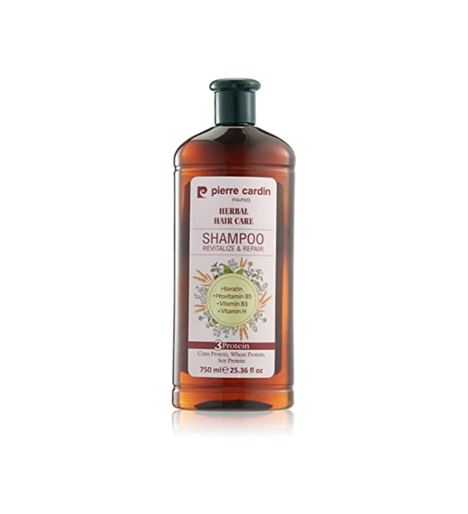 Pierre Cardin Brand: Herbal Repairing and Revitalizing Effective Herbal Shampoo 750 Ml Category: Shampoo - Buy Online on GoSupps.com