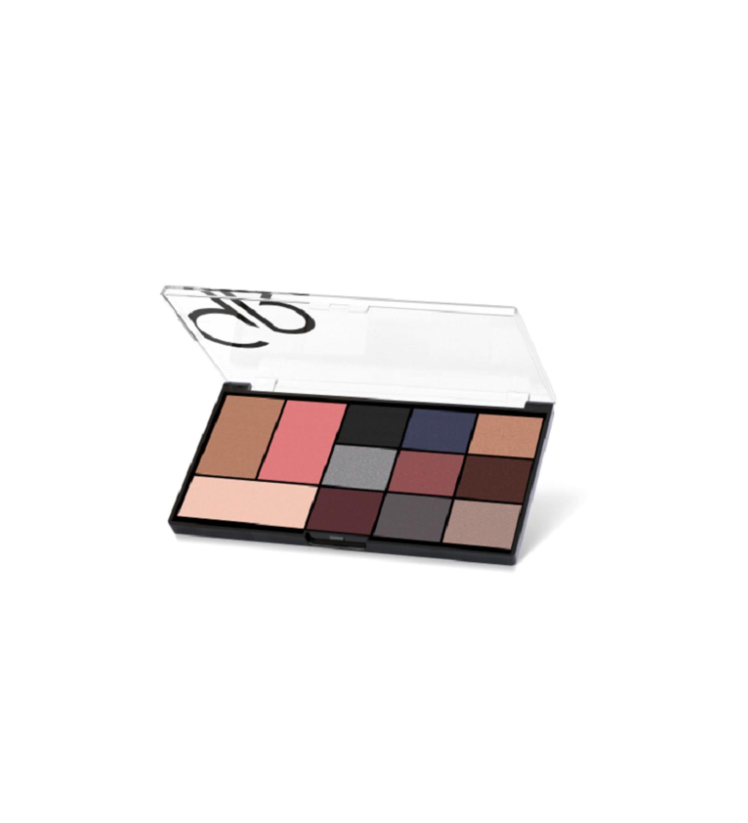 Golden Rose 9 Eyeshadow 1 Blush 1 Bronzer and 1 Highlighter Palette P-gbi-02
