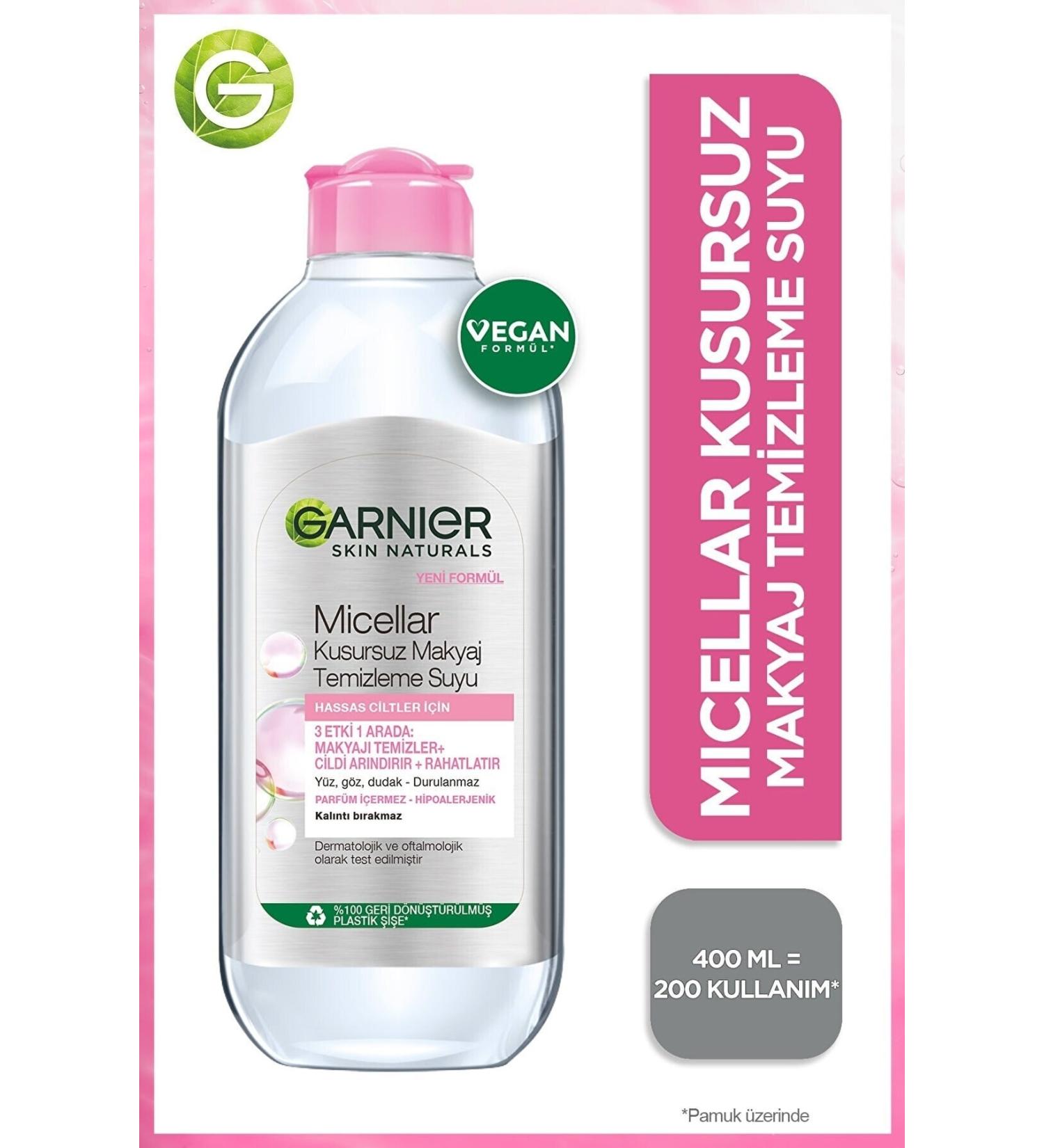 Garnier Micellar Perfect Make-Up Remover Water 400 Ml
