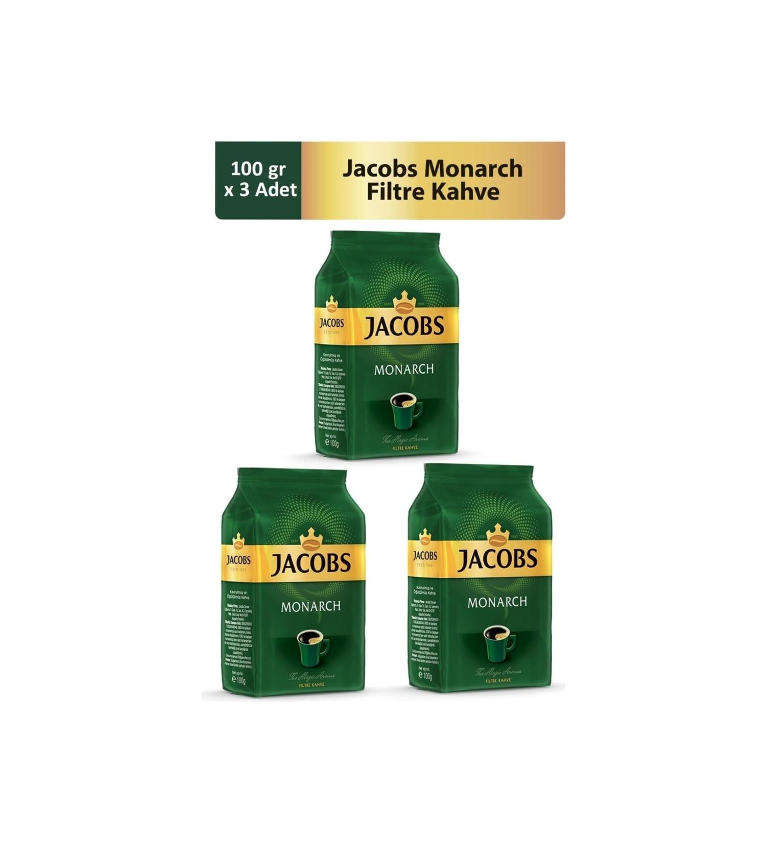 Jacobs Monarch Filter Coffee 3 X 100 Gr