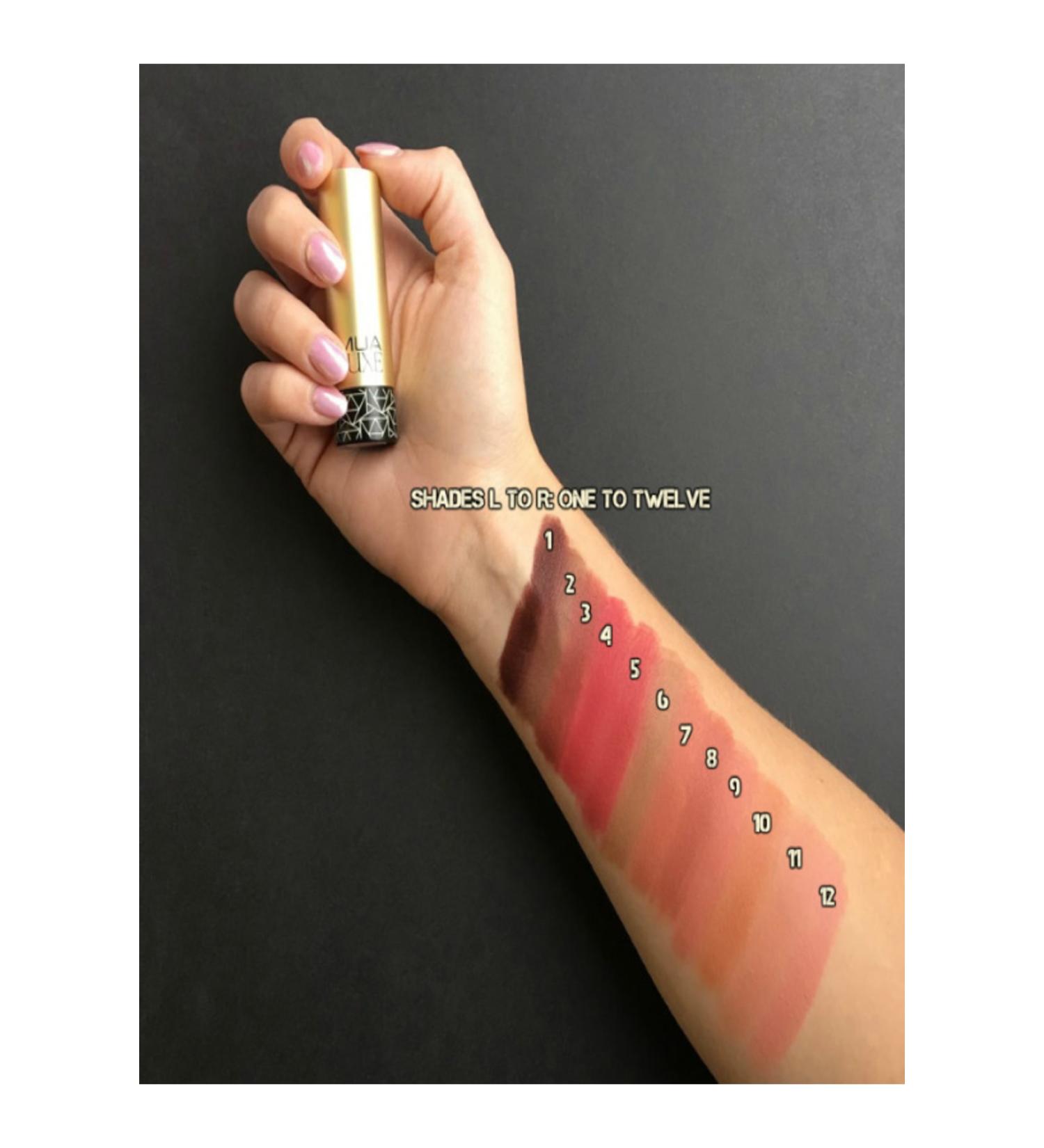 MUA LUXE Velvet Matte Lipstick12