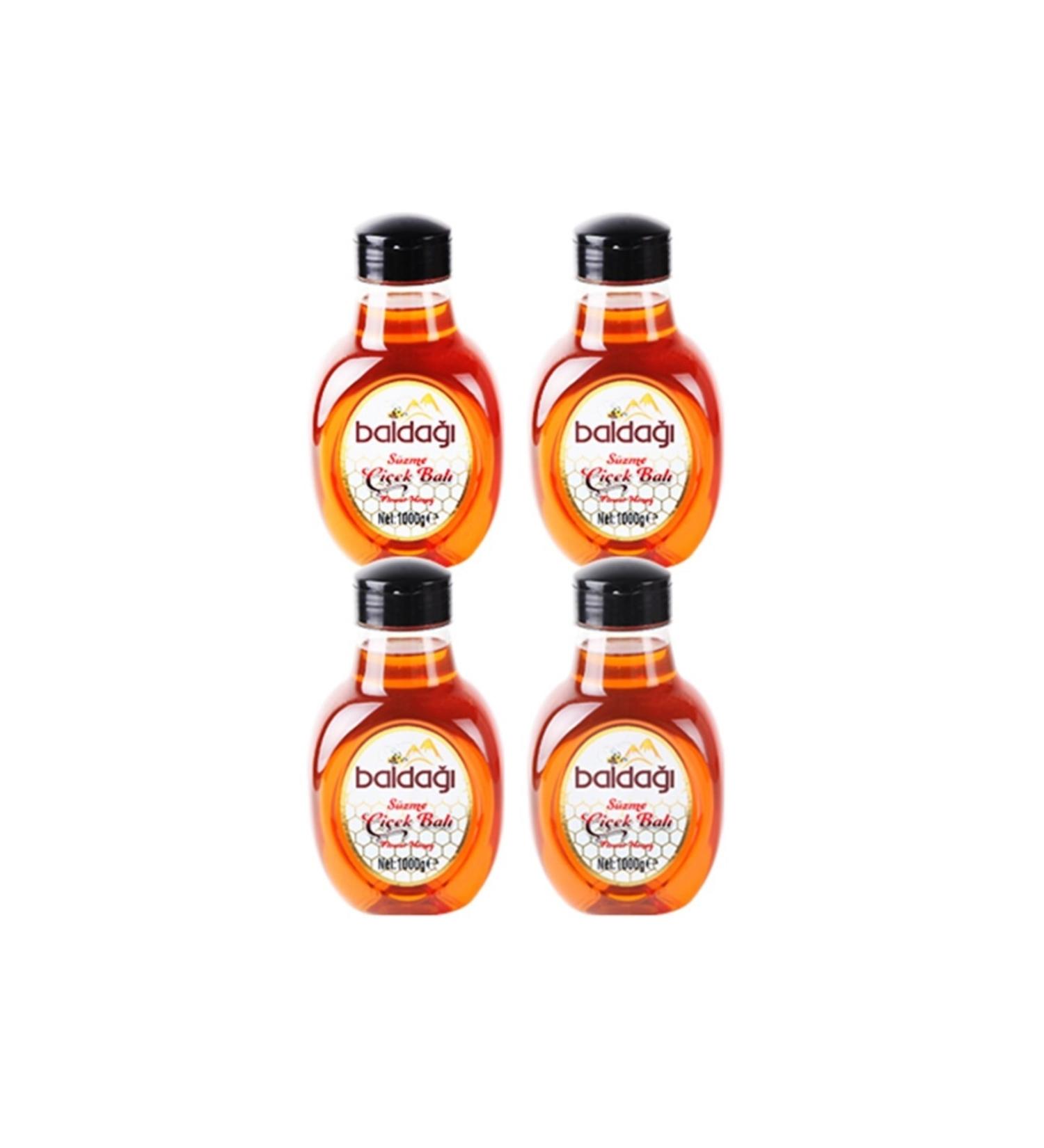 Balda Extracted Flower Honey (1000 Gr) * 4 Pieces