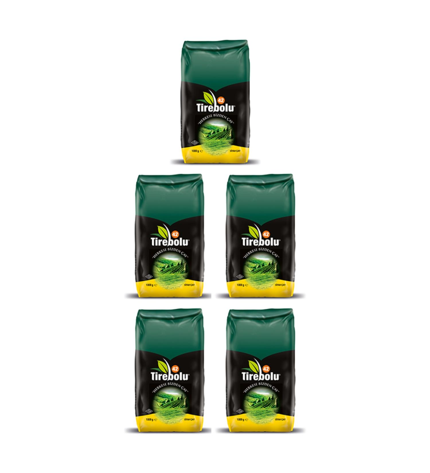 Tirebolu 42 Black Black Sea Tea 1 Kg X 5 Pieces