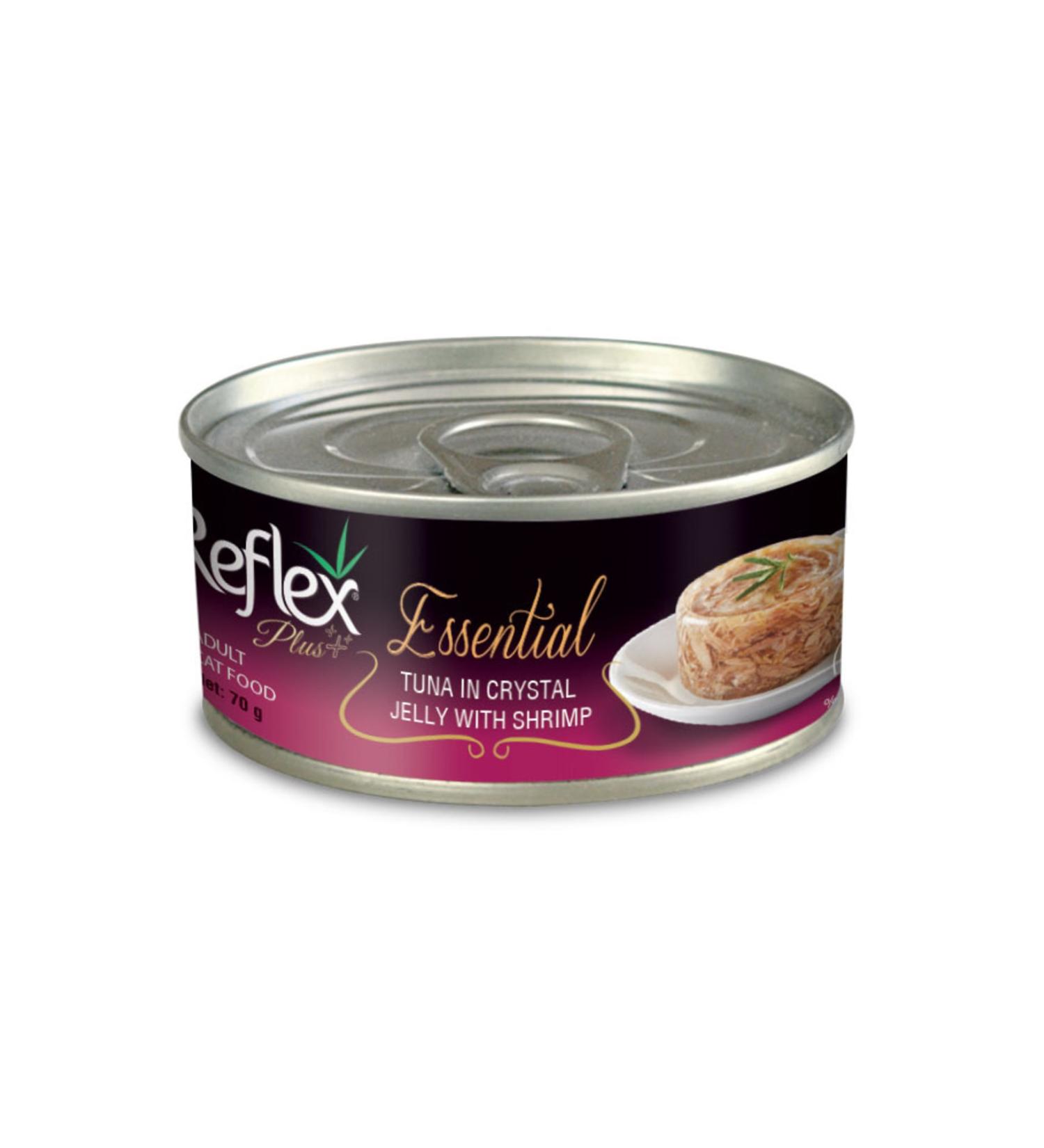 Reflex Plus Essential Tuna Shrimp Jelly Cat Canned Food 24x70gr