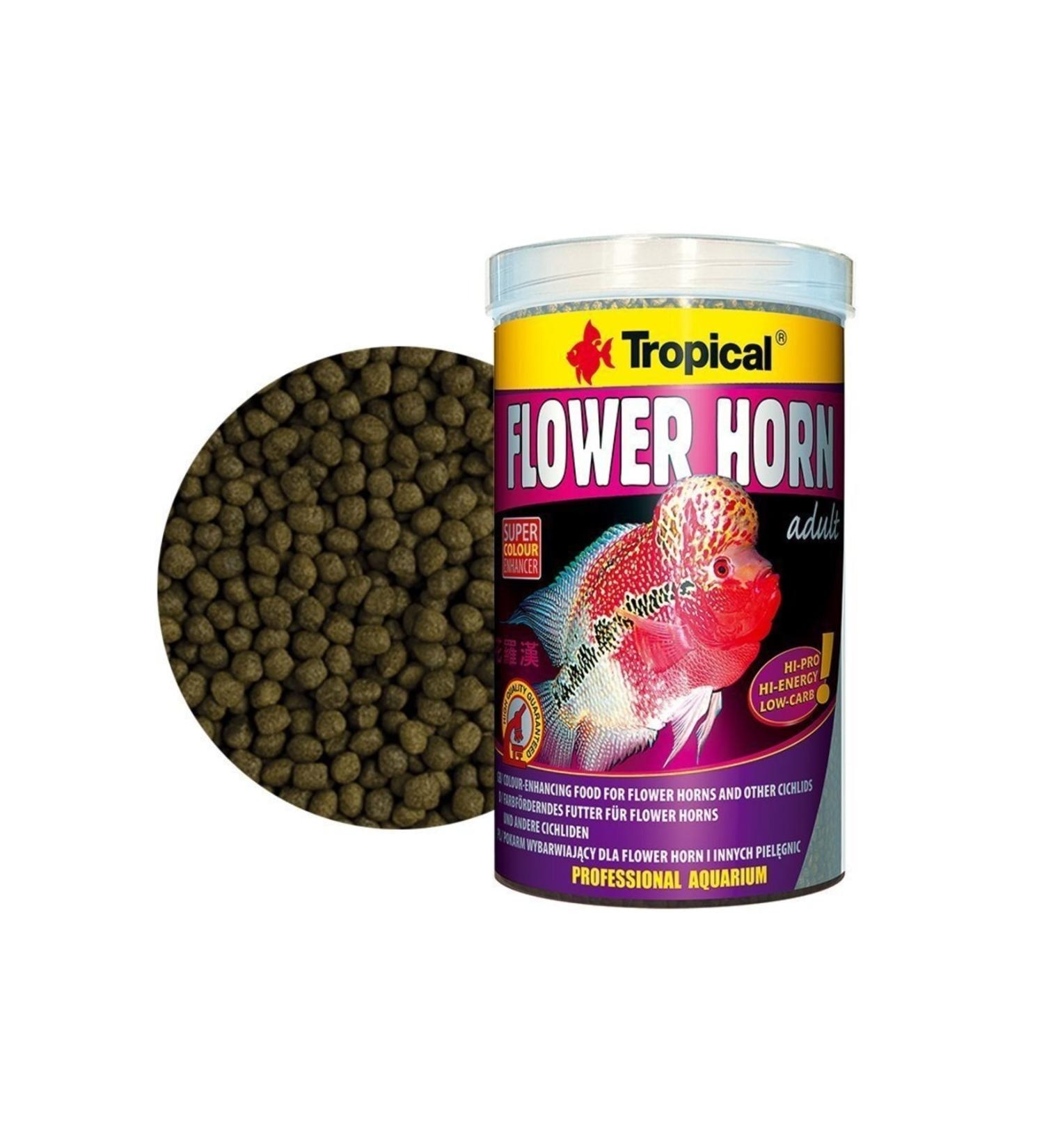 Tropical Flower Horn Adult Pellet 100gr Fish Food