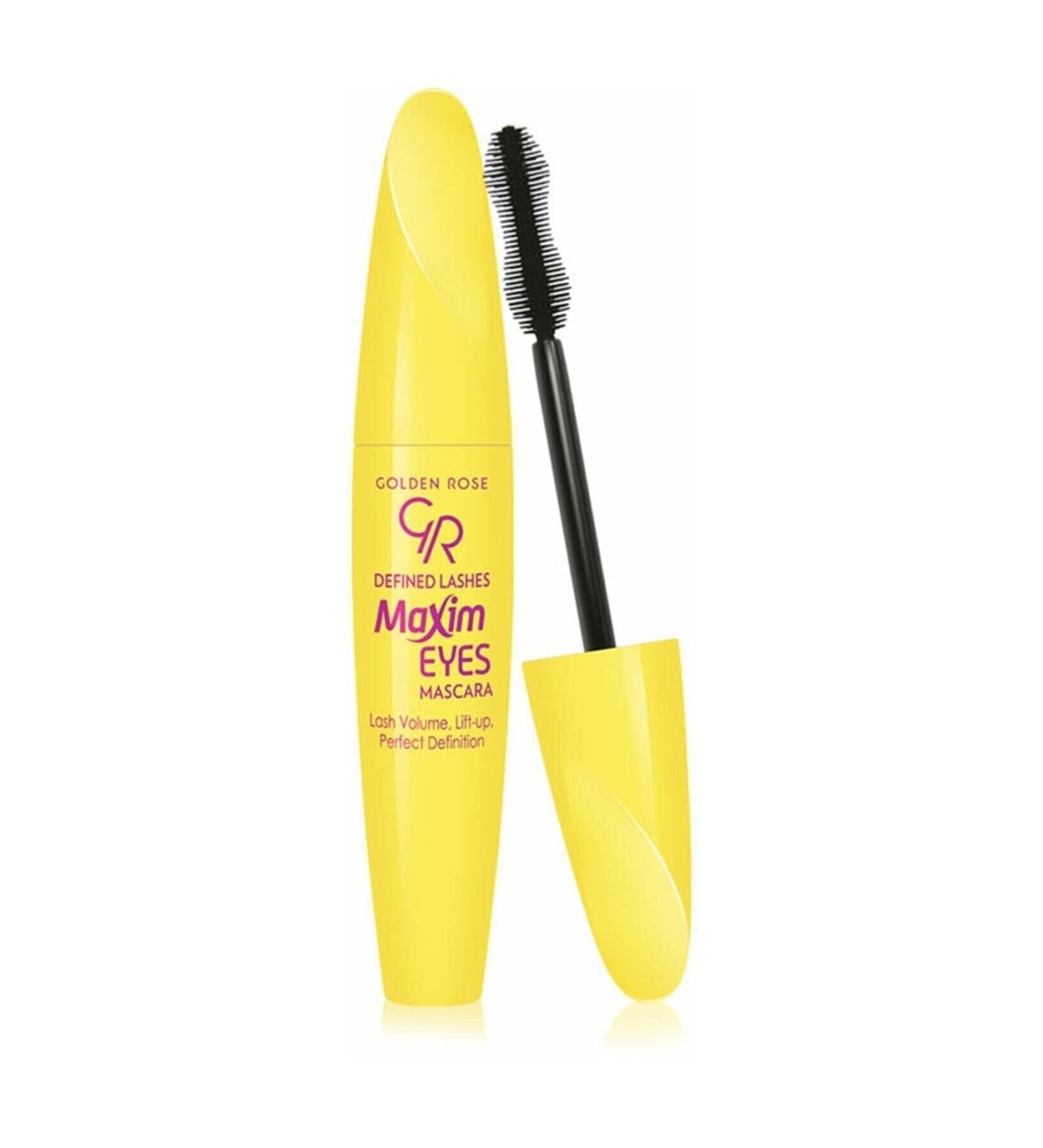 Golden Rose Black Mascara - Defined Lashes Maxim Eyes Mascara