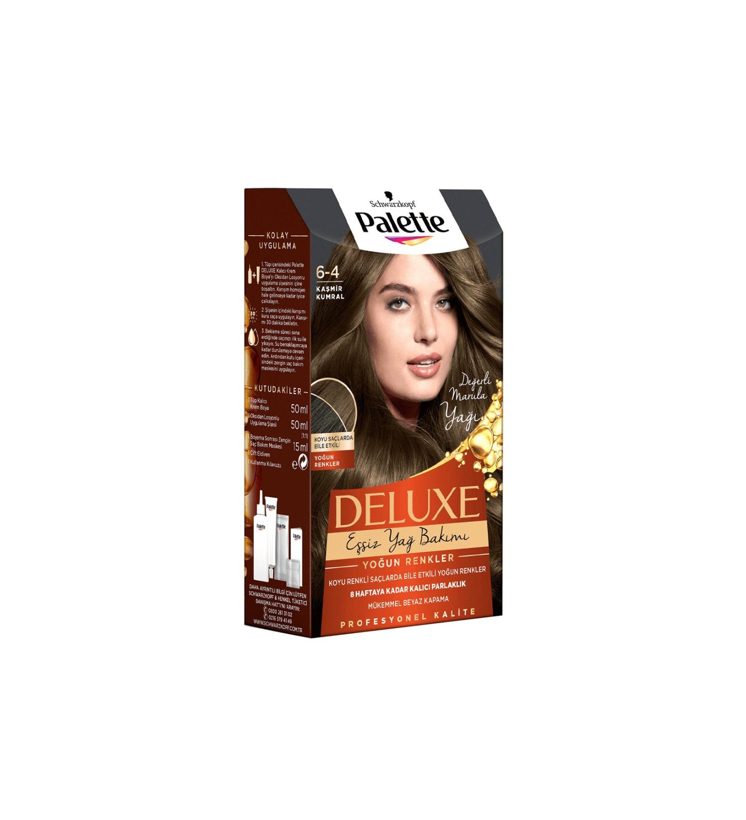 Palette Deluxe Intense Colors Hair Dye 6-4 Cashmere Blonde