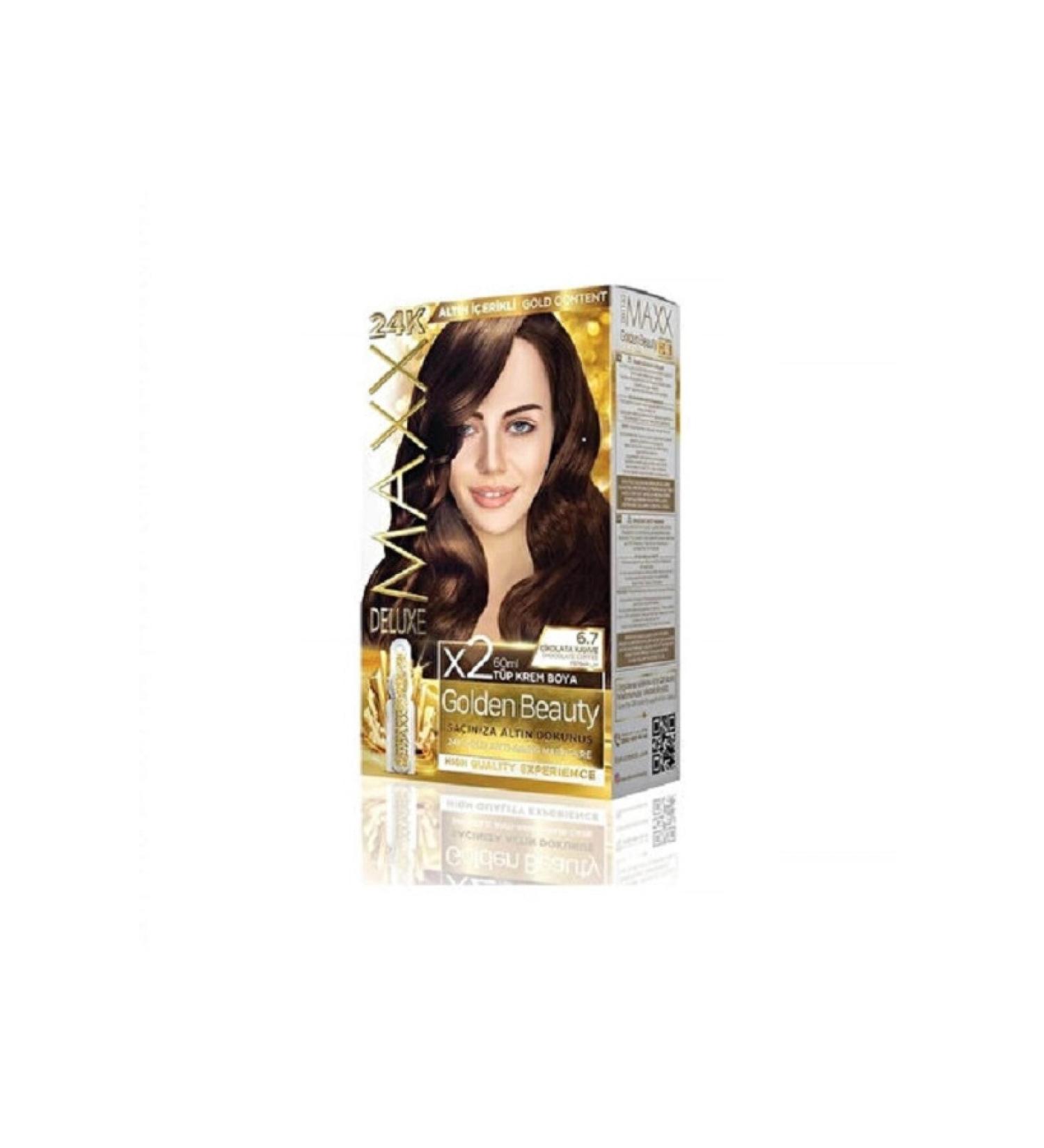 MAXX DELUXE Brand: Golden Hair Dye Chocolate Brown 6.7 Category: Hair Dye