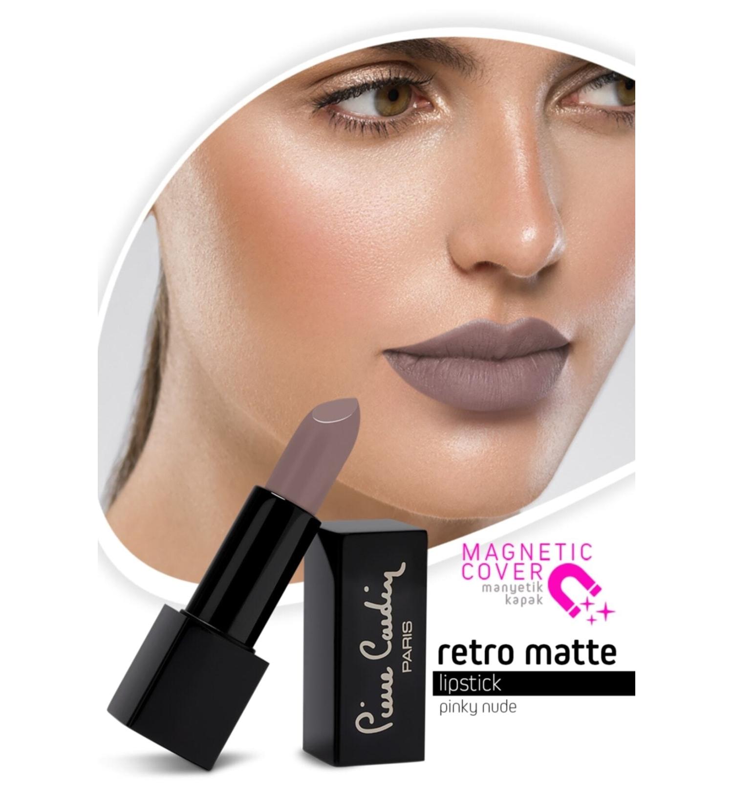 Pierre Cardin Retro Matte Lipstick - Pinky Nude - 133 - Buy Online on GoSupps.com