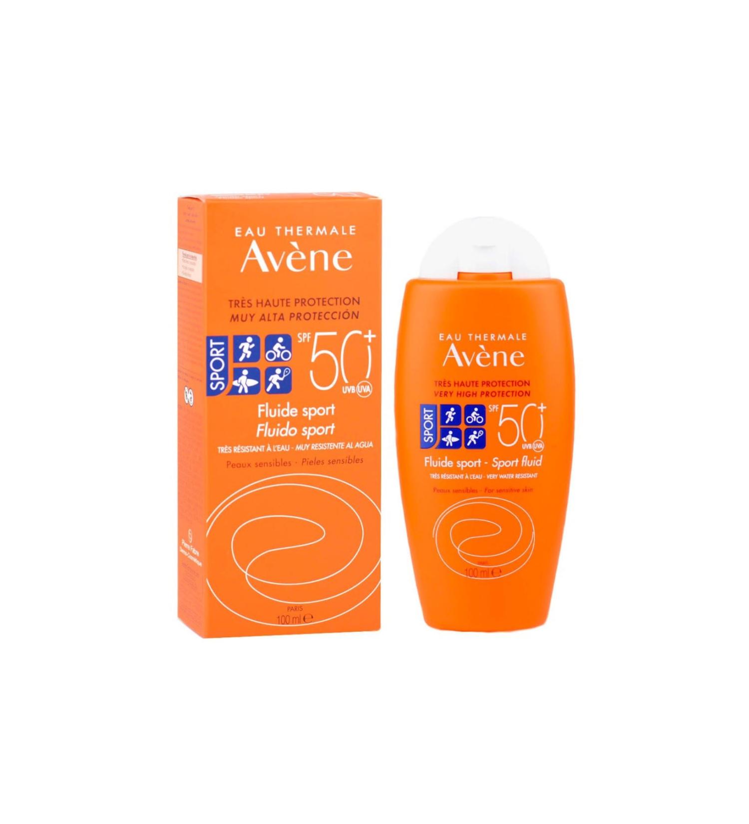 Avene Avene Fluid Sport Spf 50+ Sunscreen Cream for Sensitive Skin 100 Ml