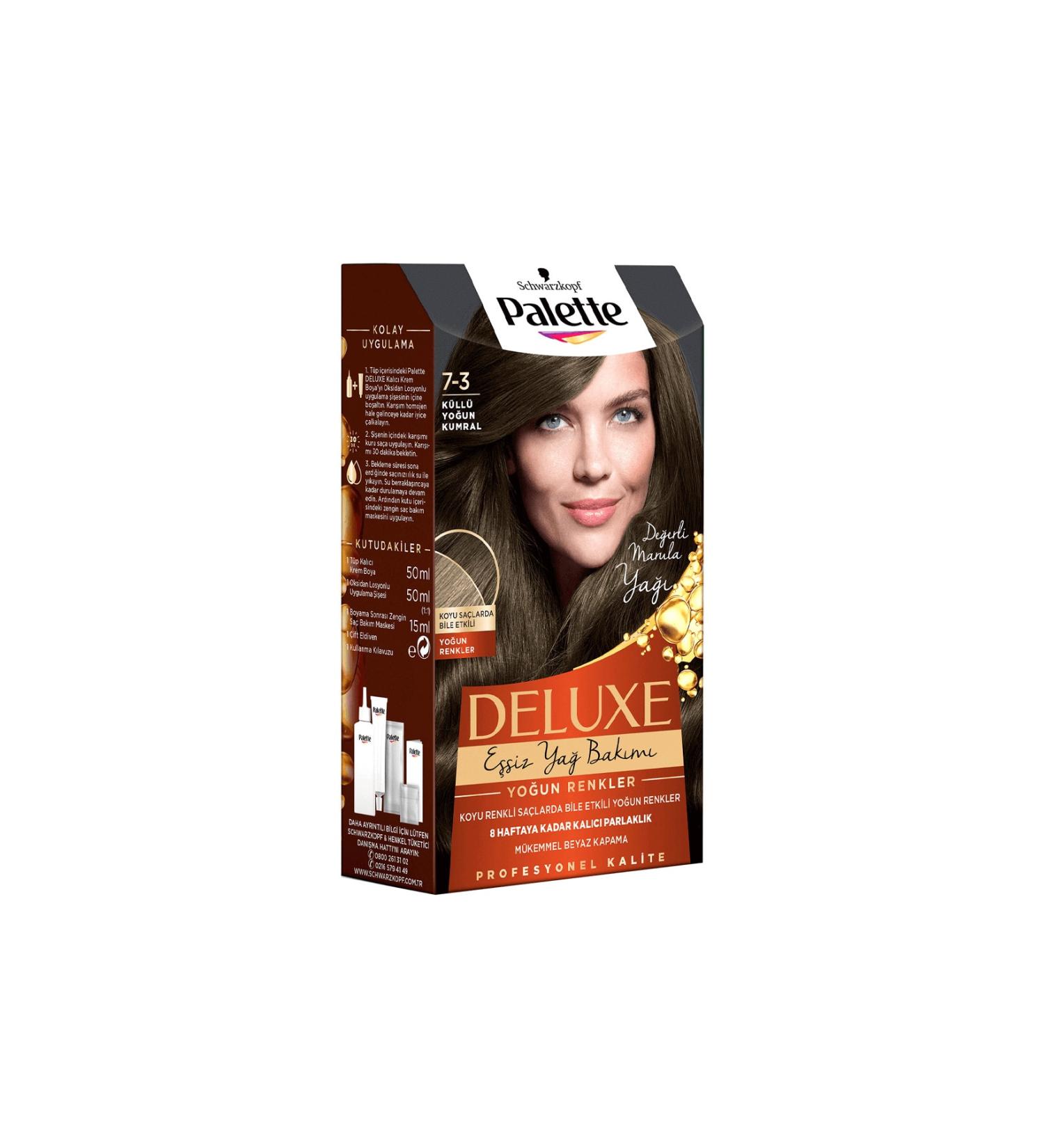 Palette Deluxe Intense Colors Hair Dye 7-3 Ash Intense Blonde
