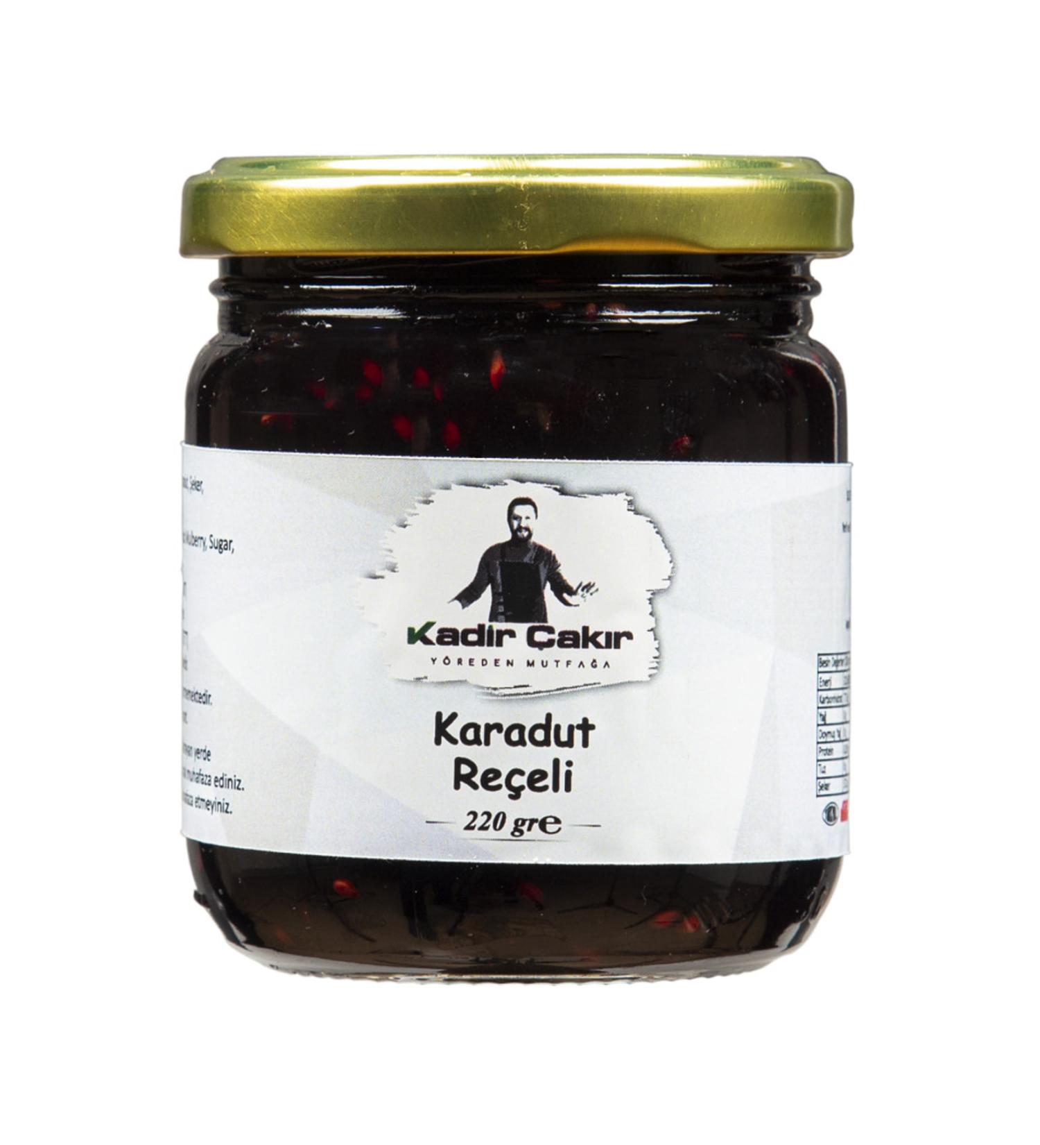 Kadir ak r Black Mulberry Jam from the Region to the Kitchen 220 Gr