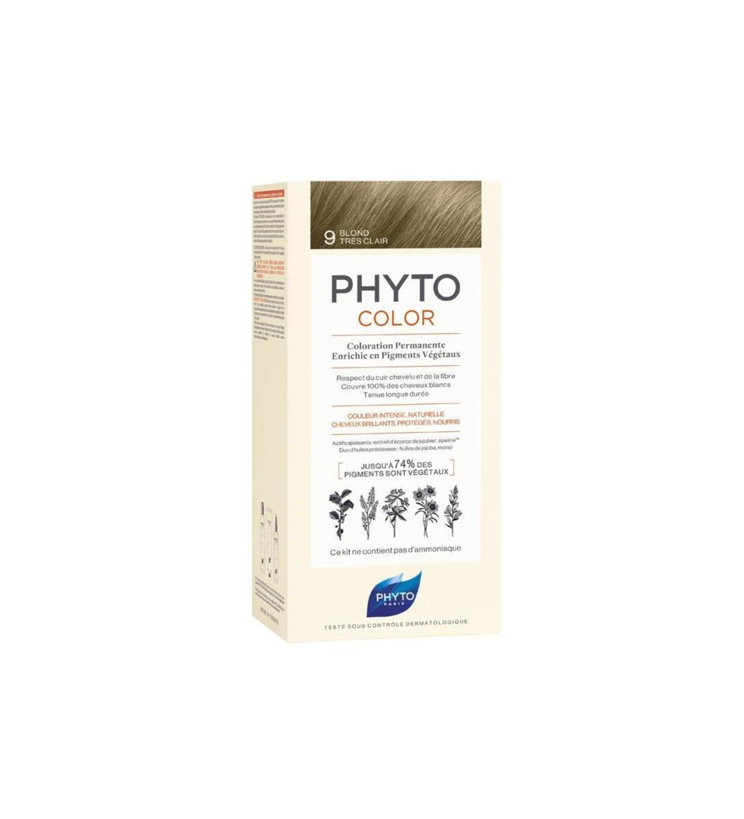 Phyto Hair Care Phyto Phytocolor Herbal Hair Dye - 9 - Light Blonde