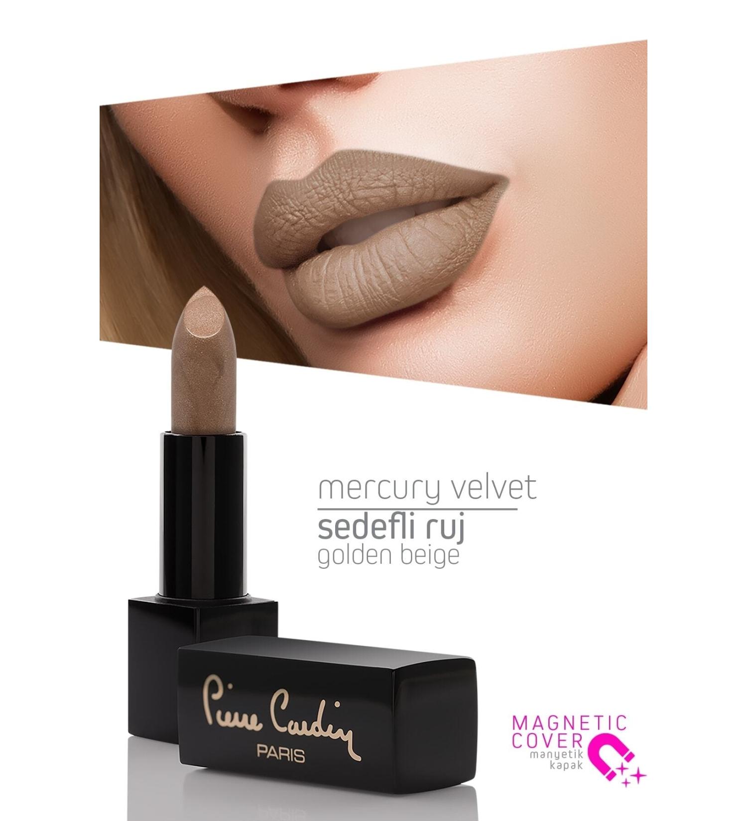 Pierre Cardin Mercury Velvet Lipstick - Golden Beige - 159 - Buy Online on GoSupps.com