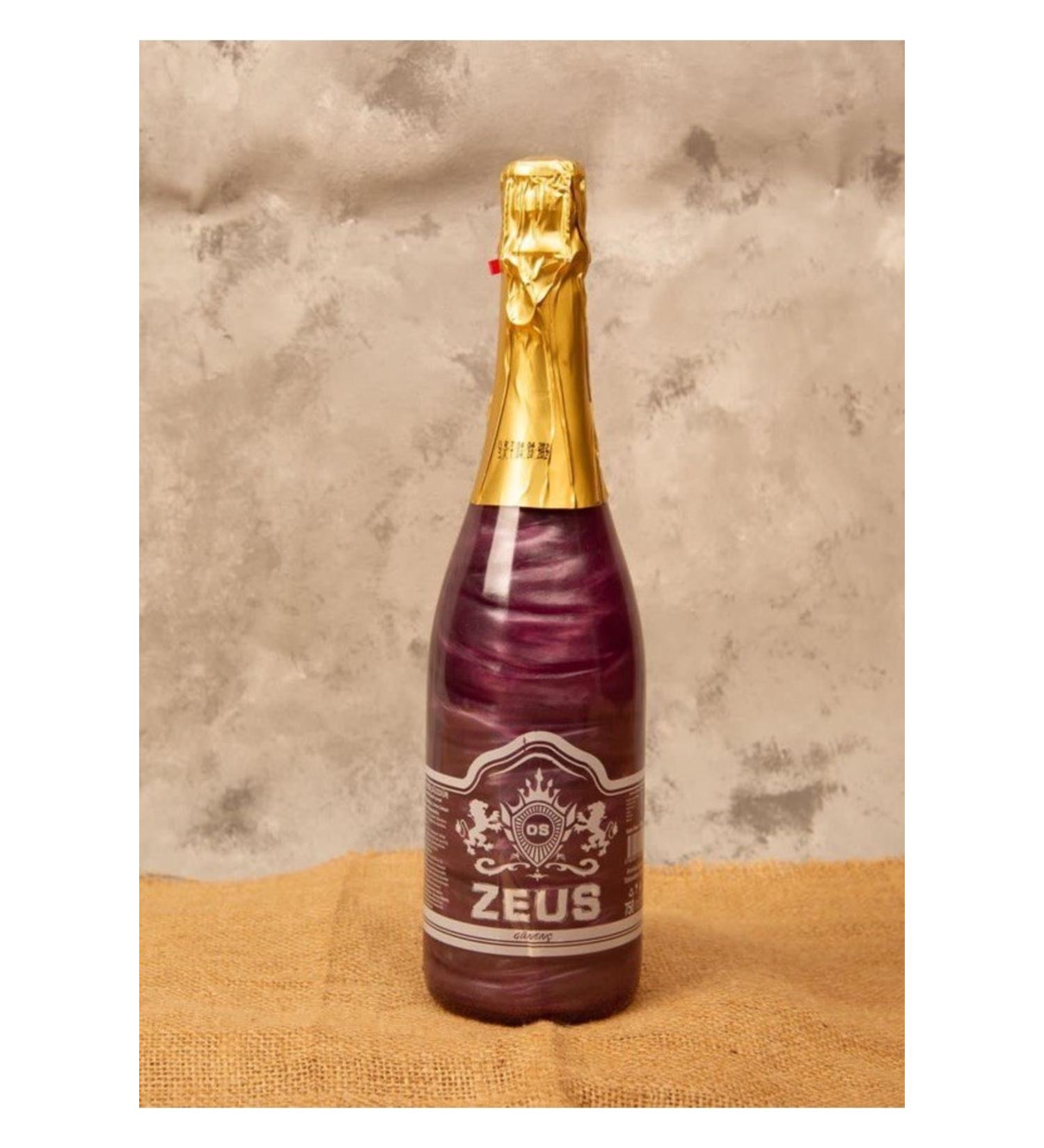 OS ZEUS Non-Alcoholic Sparkling Champagne Blackberry Flavored (non-alcoholic Champagne)