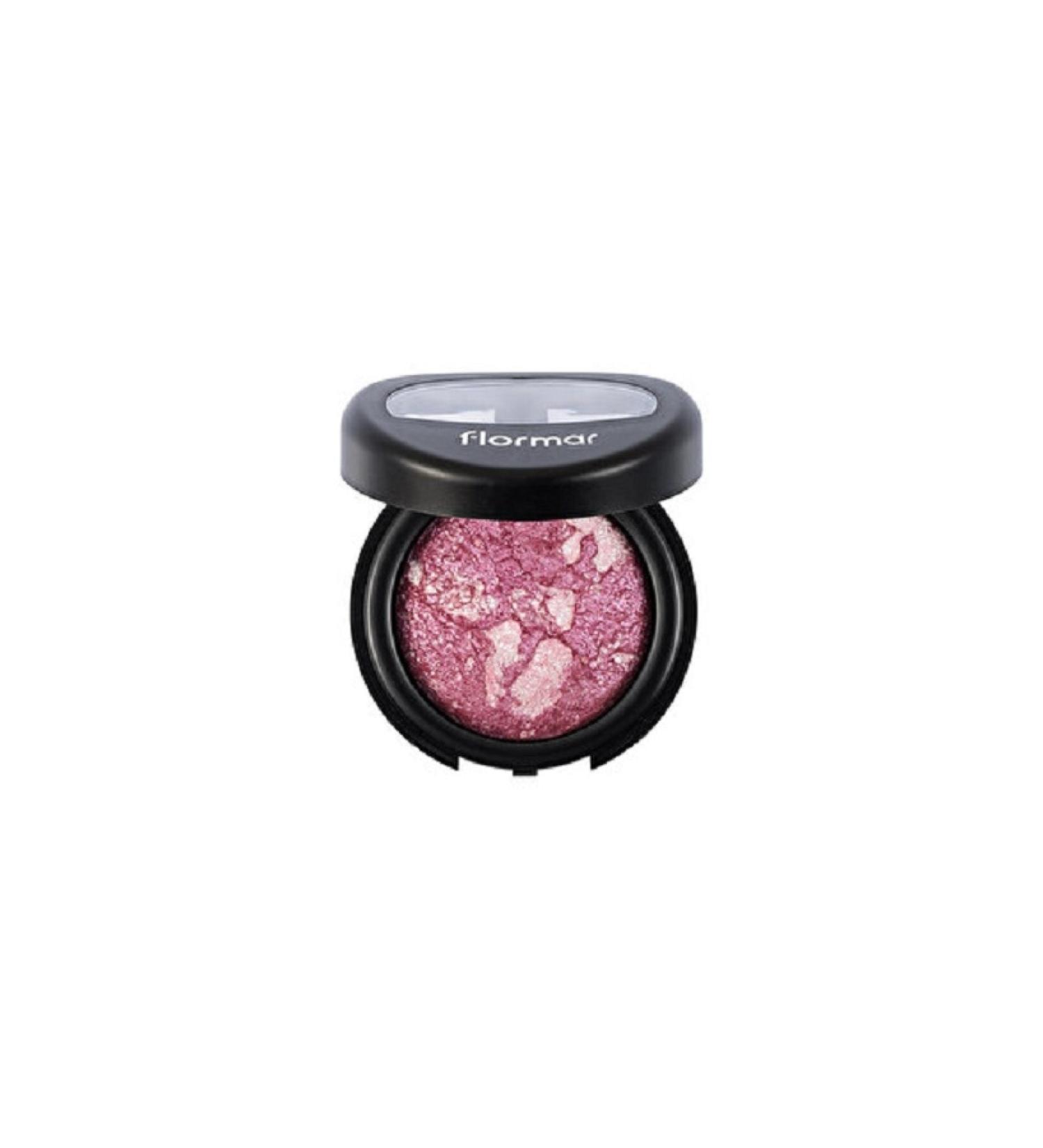 Flormar Diamonds Baked Eyeshadow Intense Shimmery Velvety Texture Eyeshadow | 5 G D04 pink Diamond