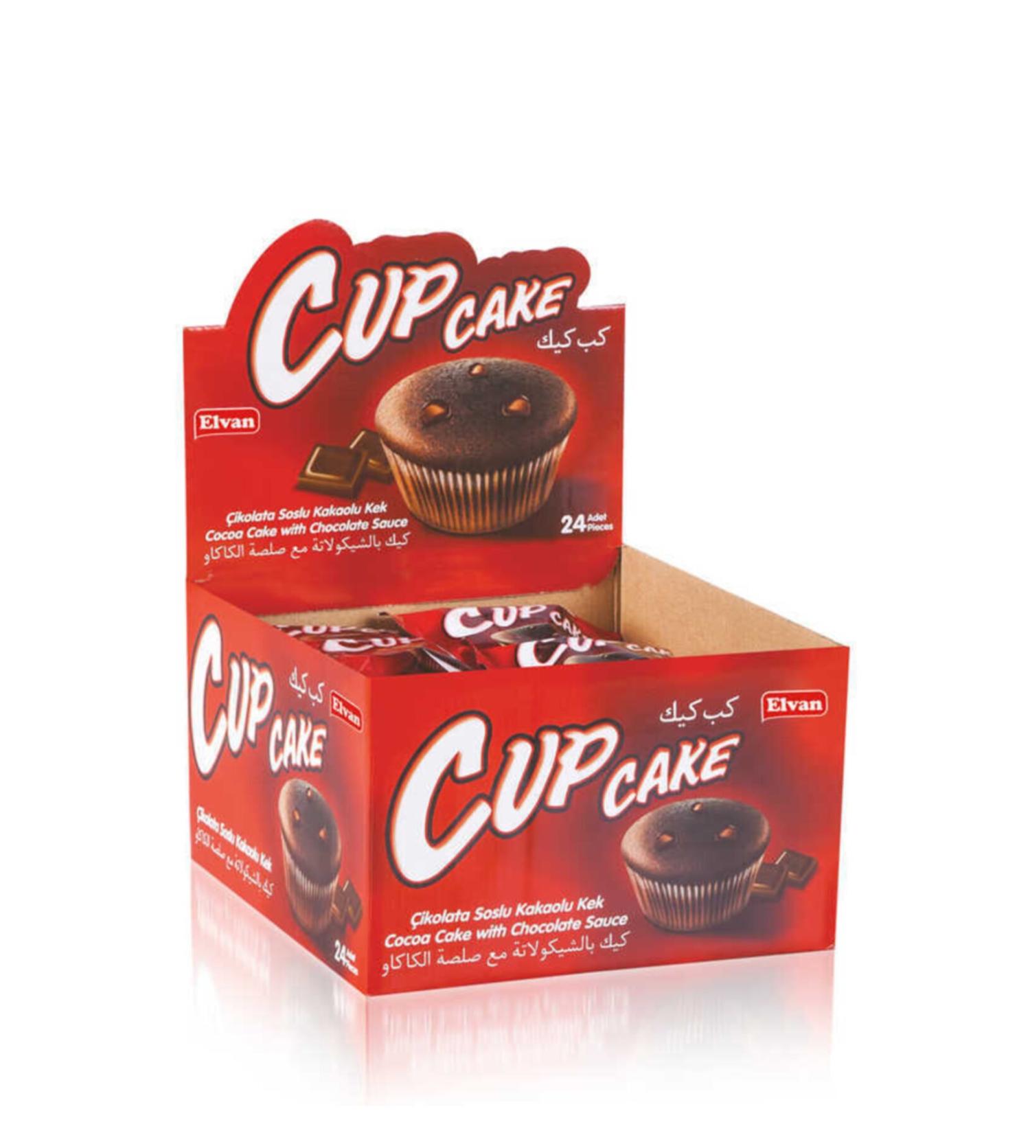 Elvan Cupcake 23 gr. 24 Pieces (1 Box).
