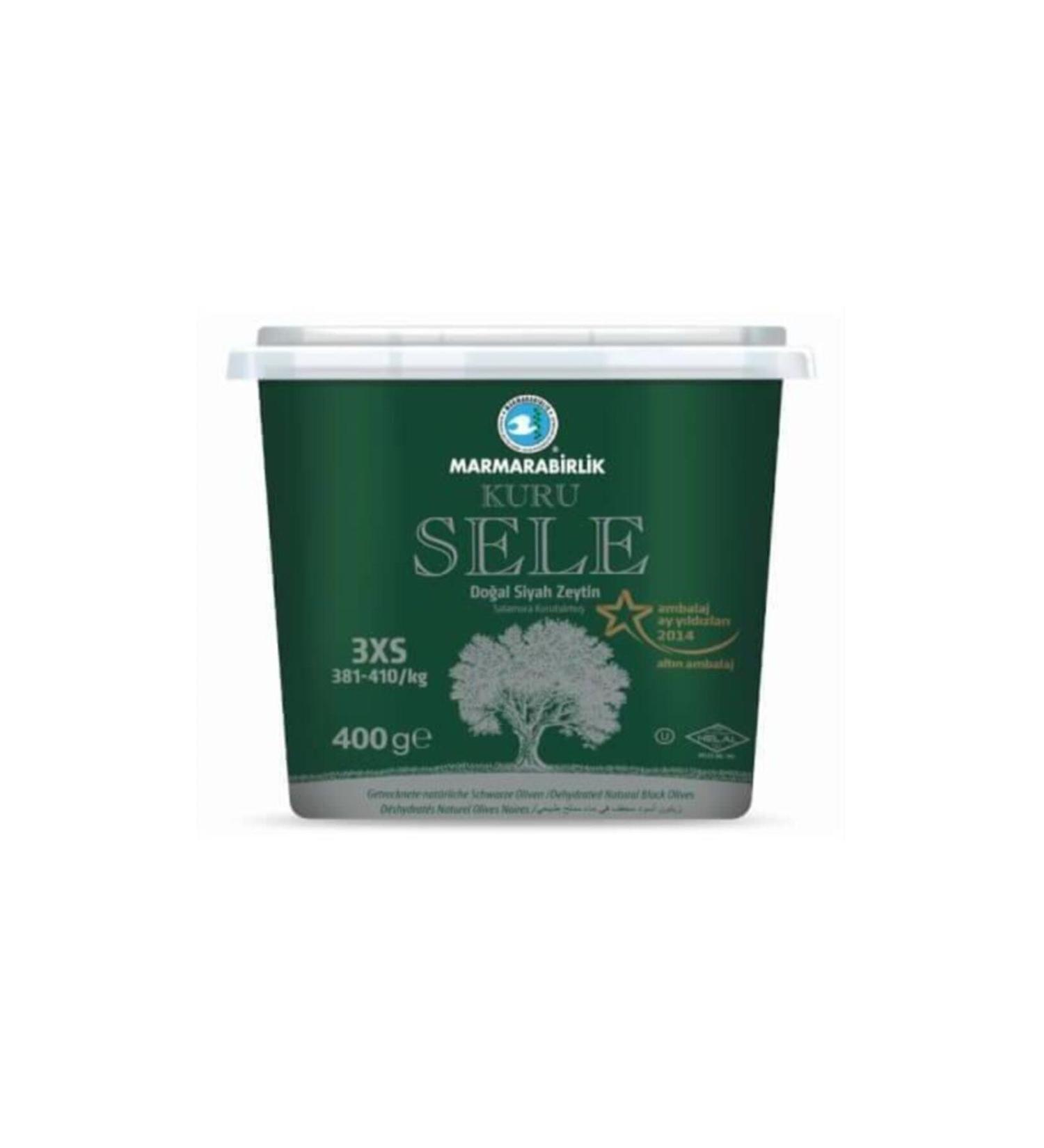 Marmarabirlik Dry Black Olives 400 gr