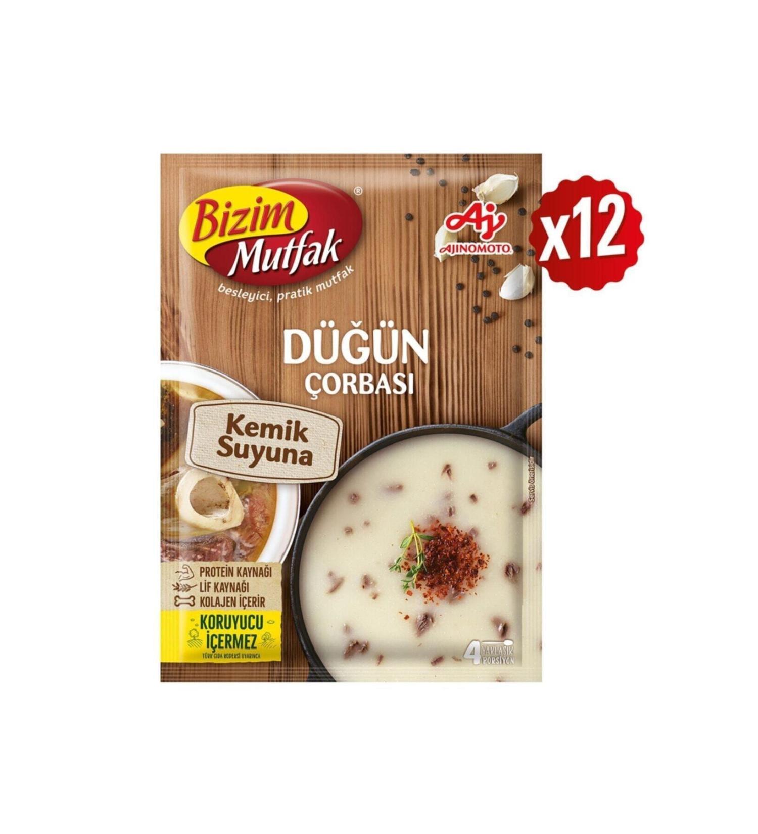 Our Kitchen Bone Broth Wedding Soup 73 gr 12 Pack