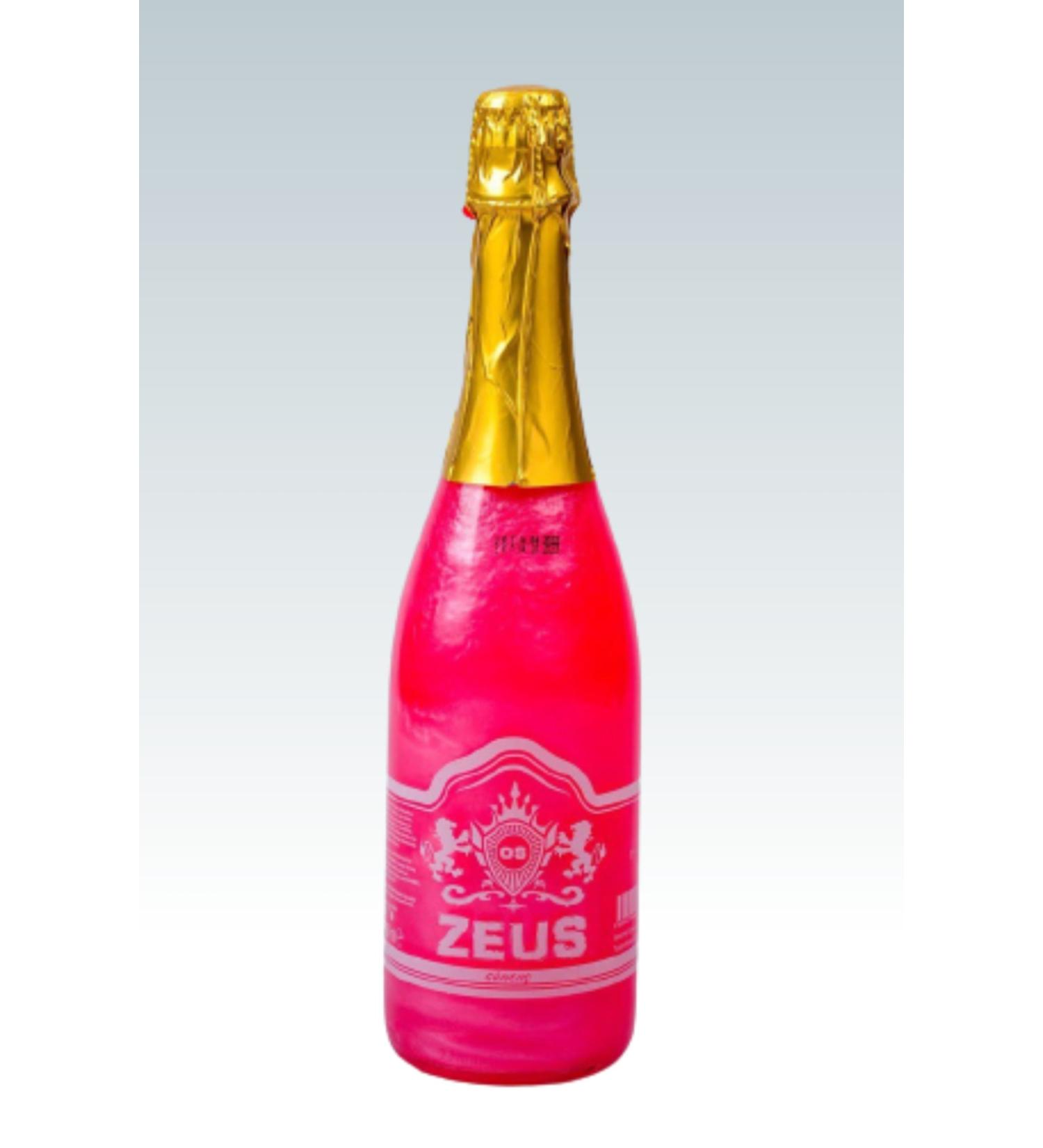 OS ZEUS Non-Alcoholic Sparkling Champagne Strawberry Flavored (non-alcoholic Champagne)
