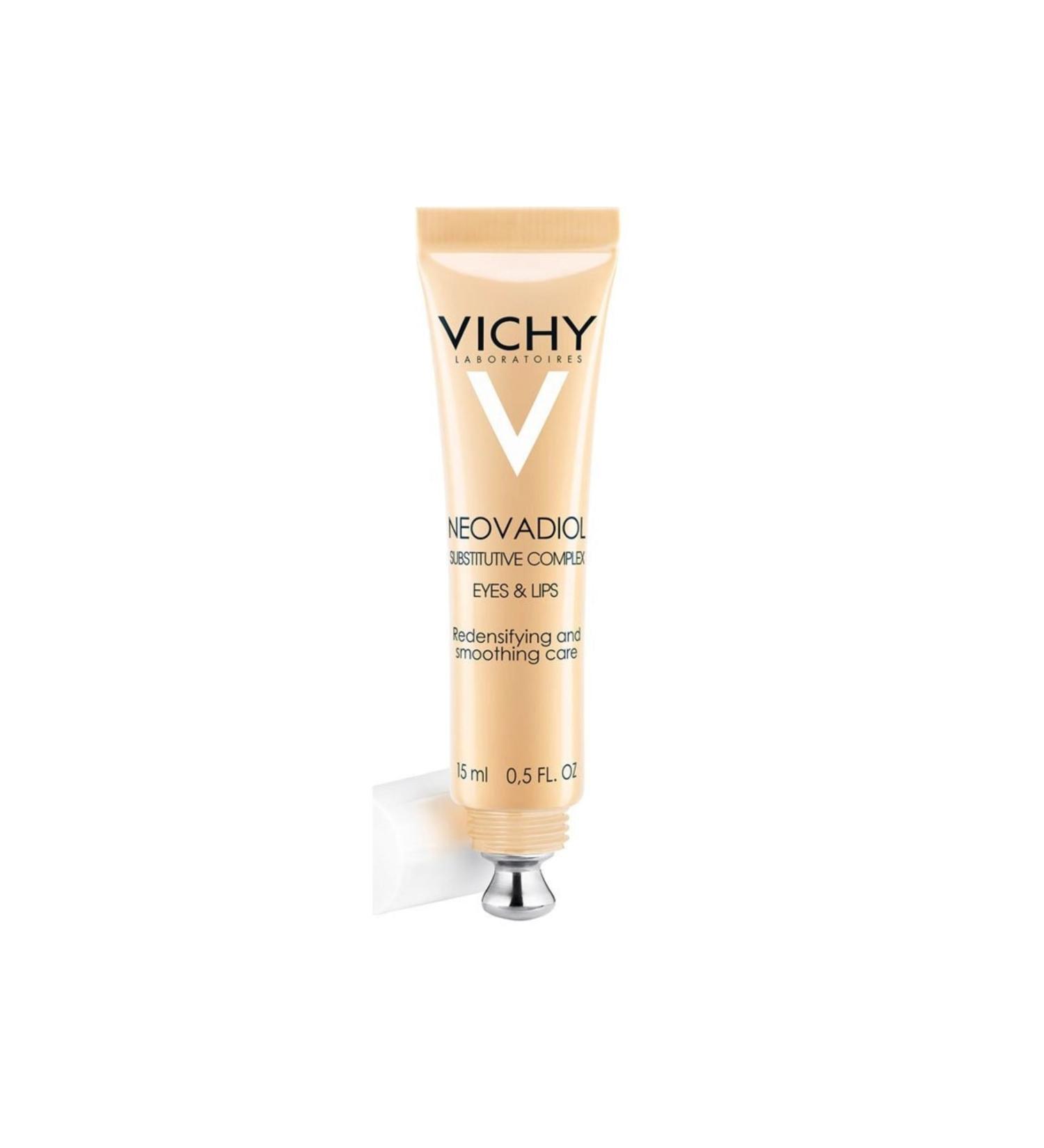 Vichy Eye and lip contour care with special cooling application head for menopausal skin 15ml - Buy Online on GoSupps.com